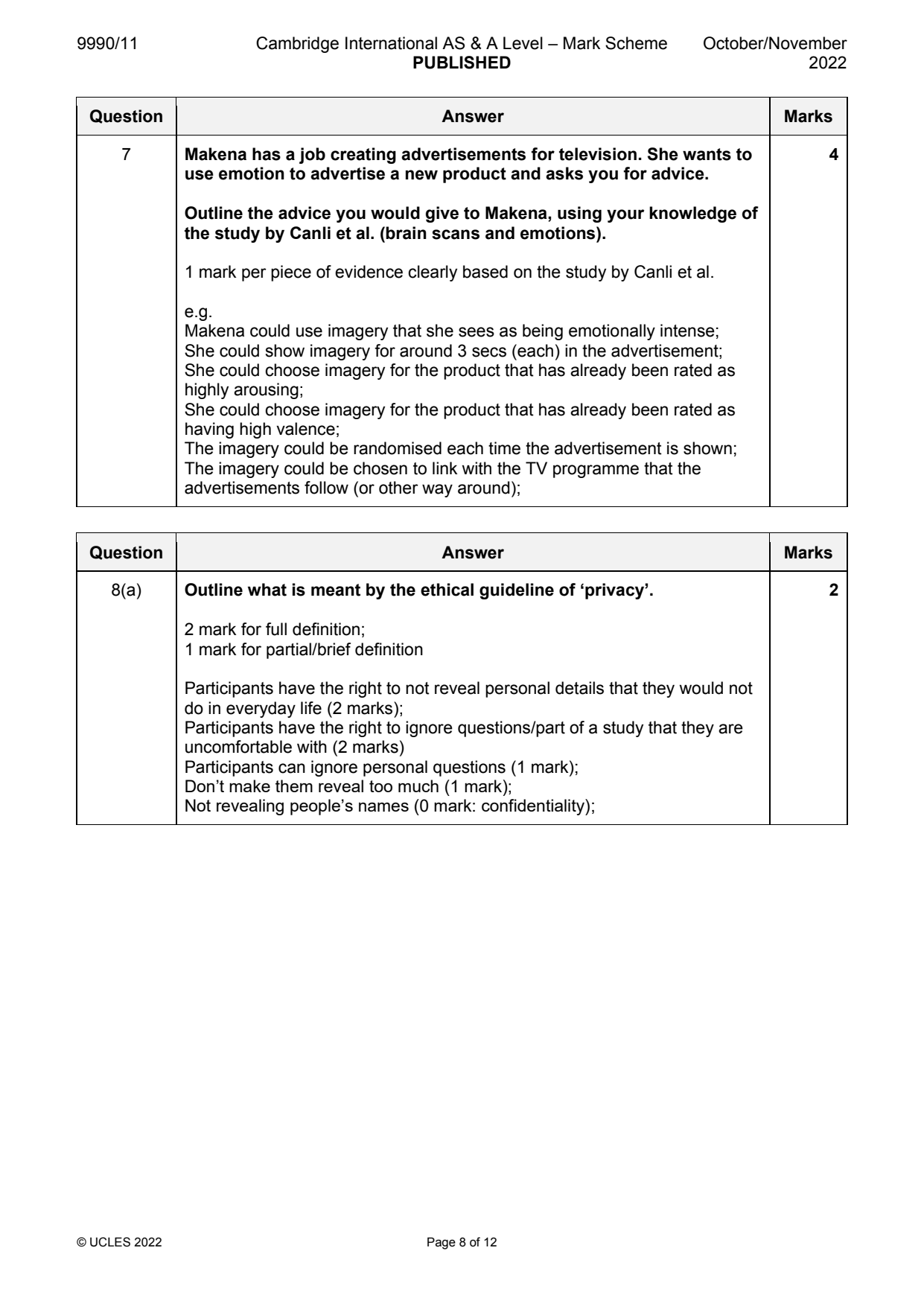 9990-2022-on-11-q08 official mark scheme page