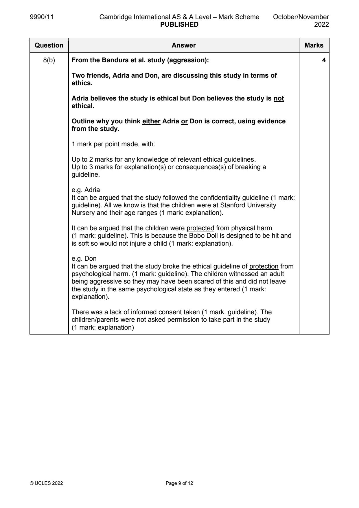 9990-2022-on-11-q08 official mark scheme page