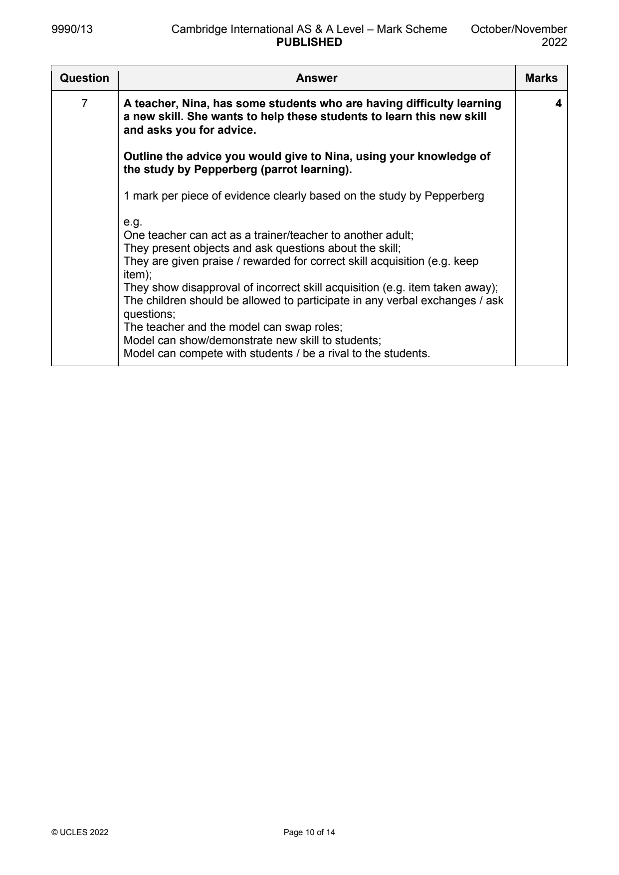 9990-2022-on-13-q07 official mark scheme page