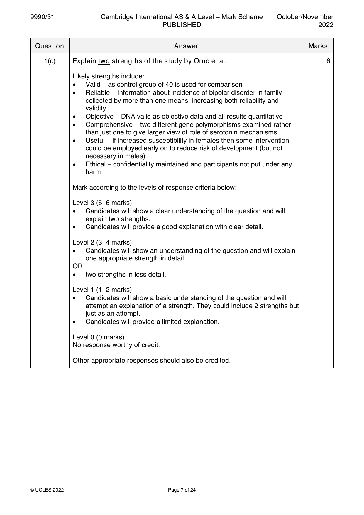 9990-2022-on-31-q01 official mark scheme page