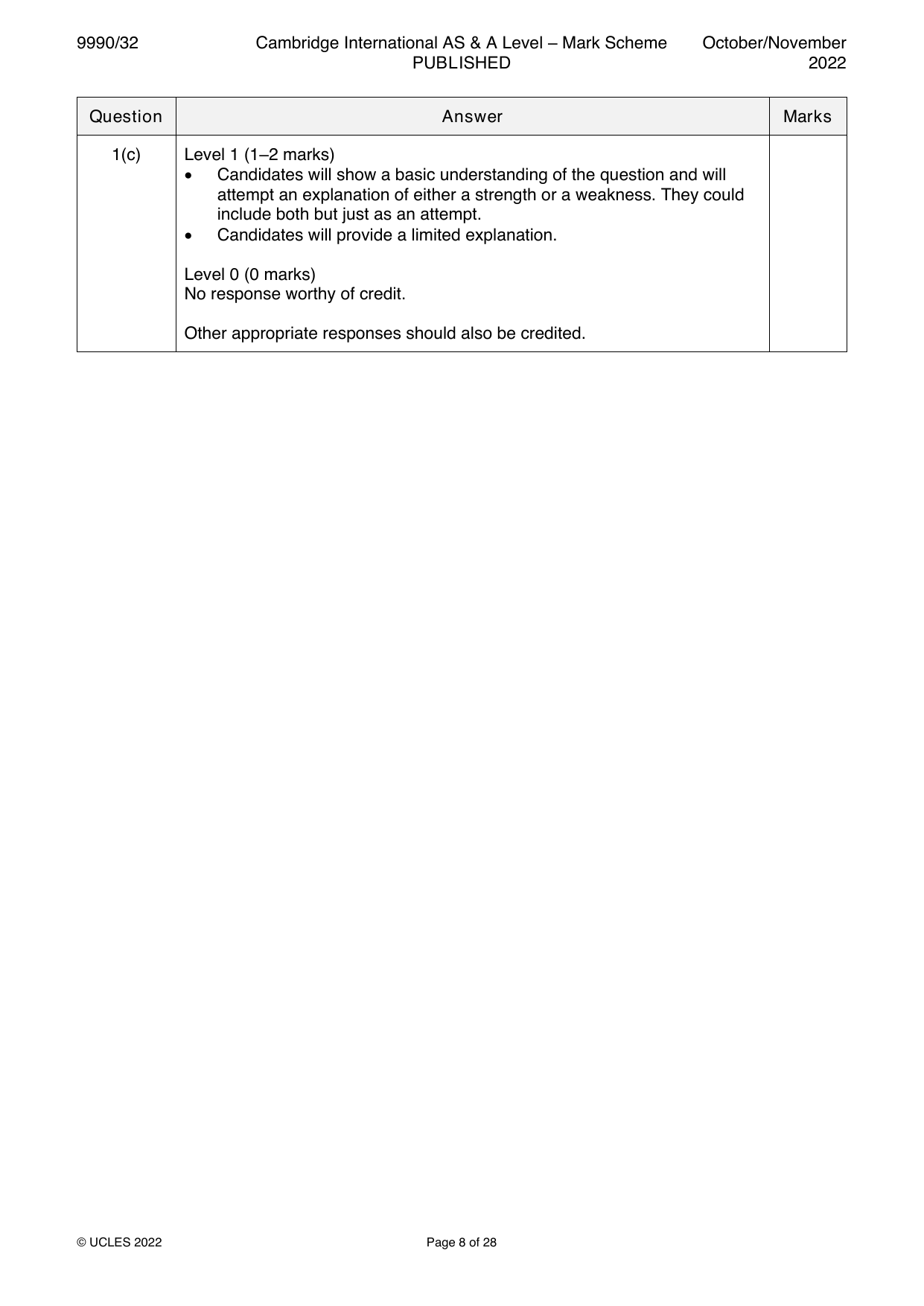 9990-2022-on-32-q01 official mark scheme page