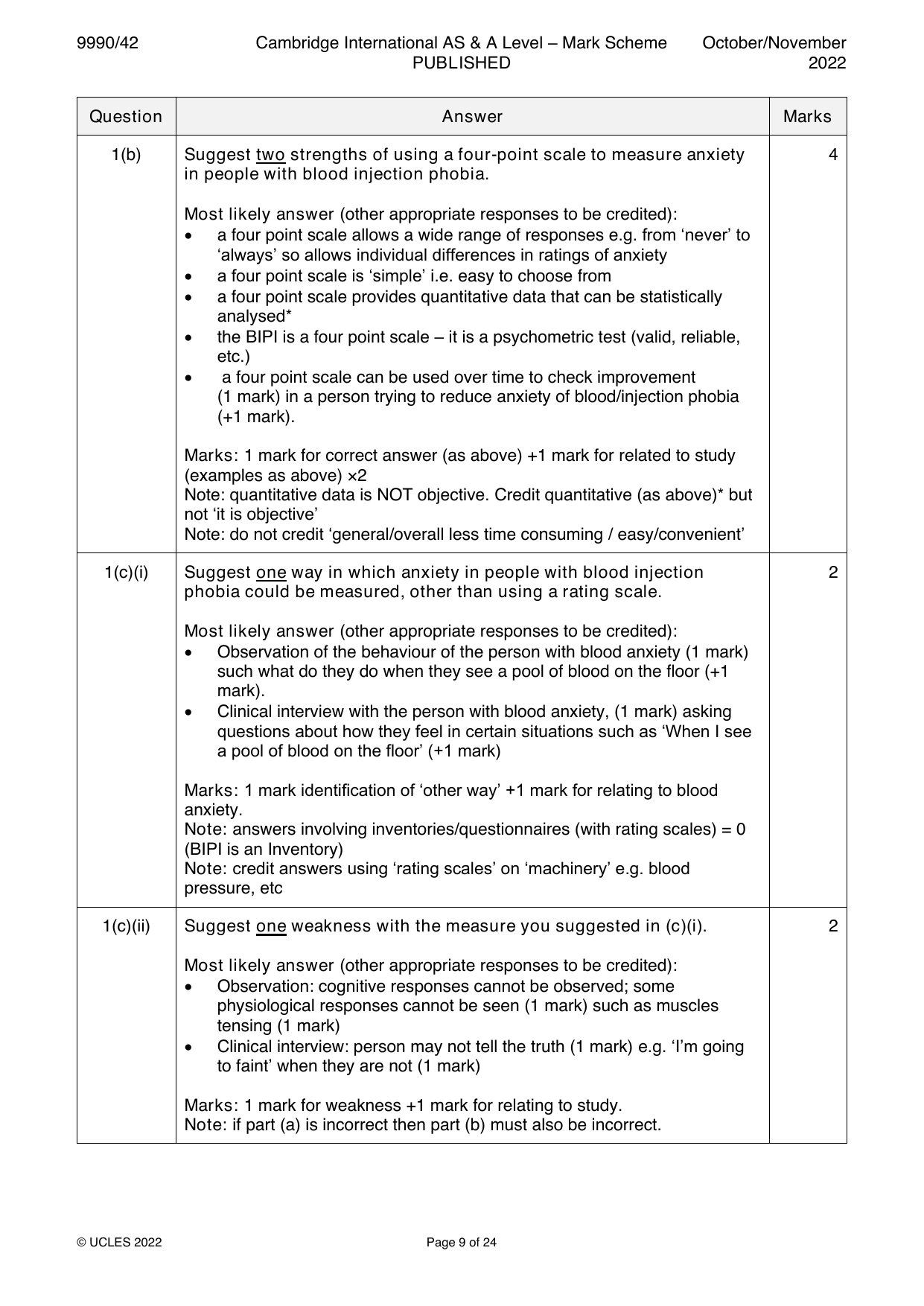 9990-2022-on-42-q01 official mark scheme page