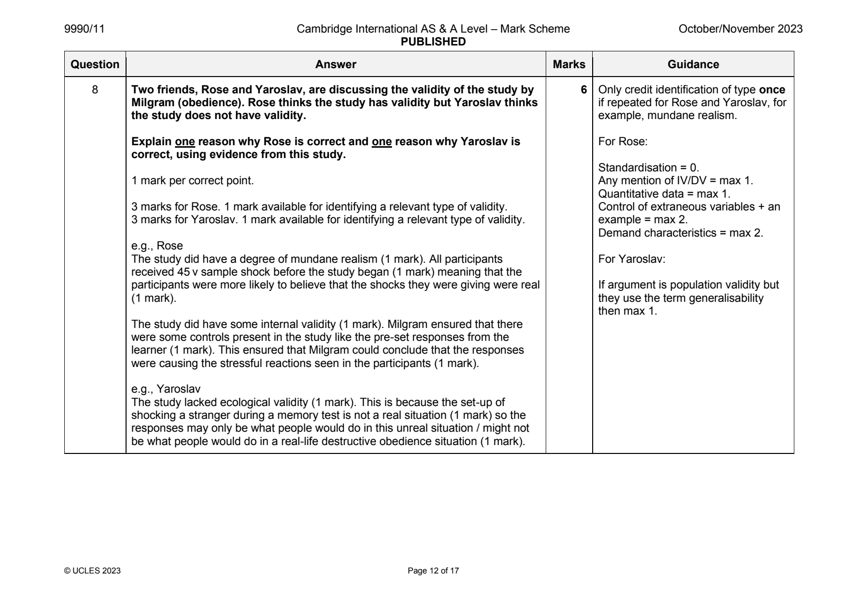 9990-2023-on-11-q08 official mark scheme page