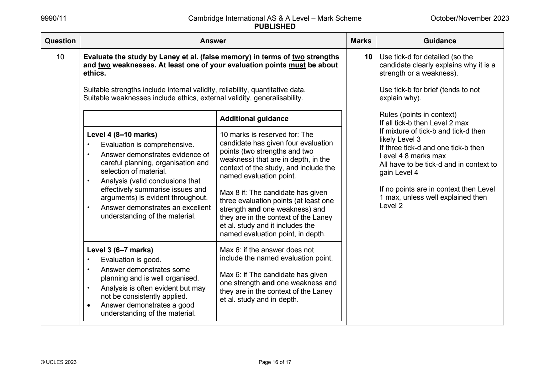 9990-2023-on-11-q10 official mark scheme page