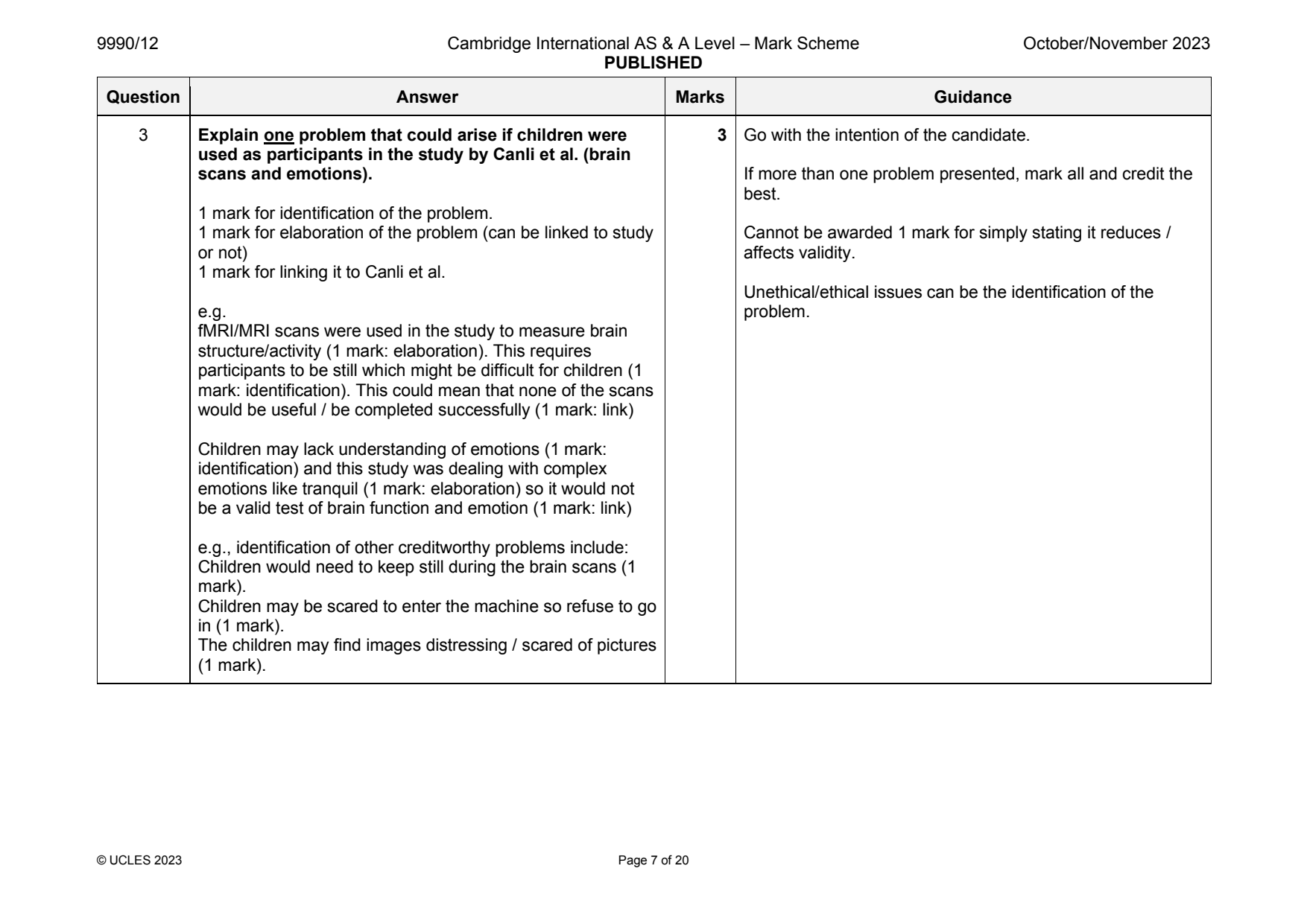 9990-2023-on-12-q03 official mark scheme page