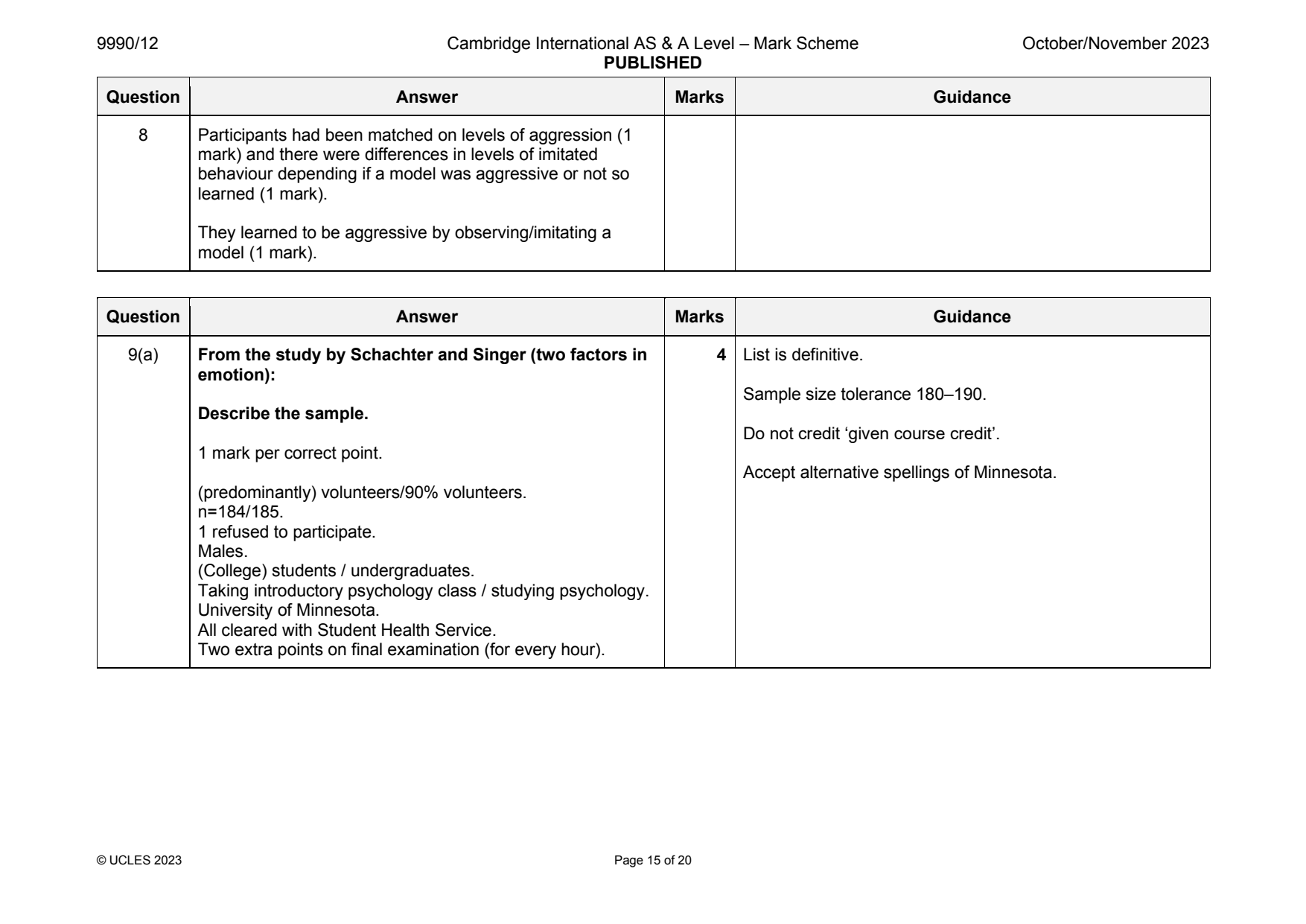 9990-2023-on-12-q08 official mark scheme page