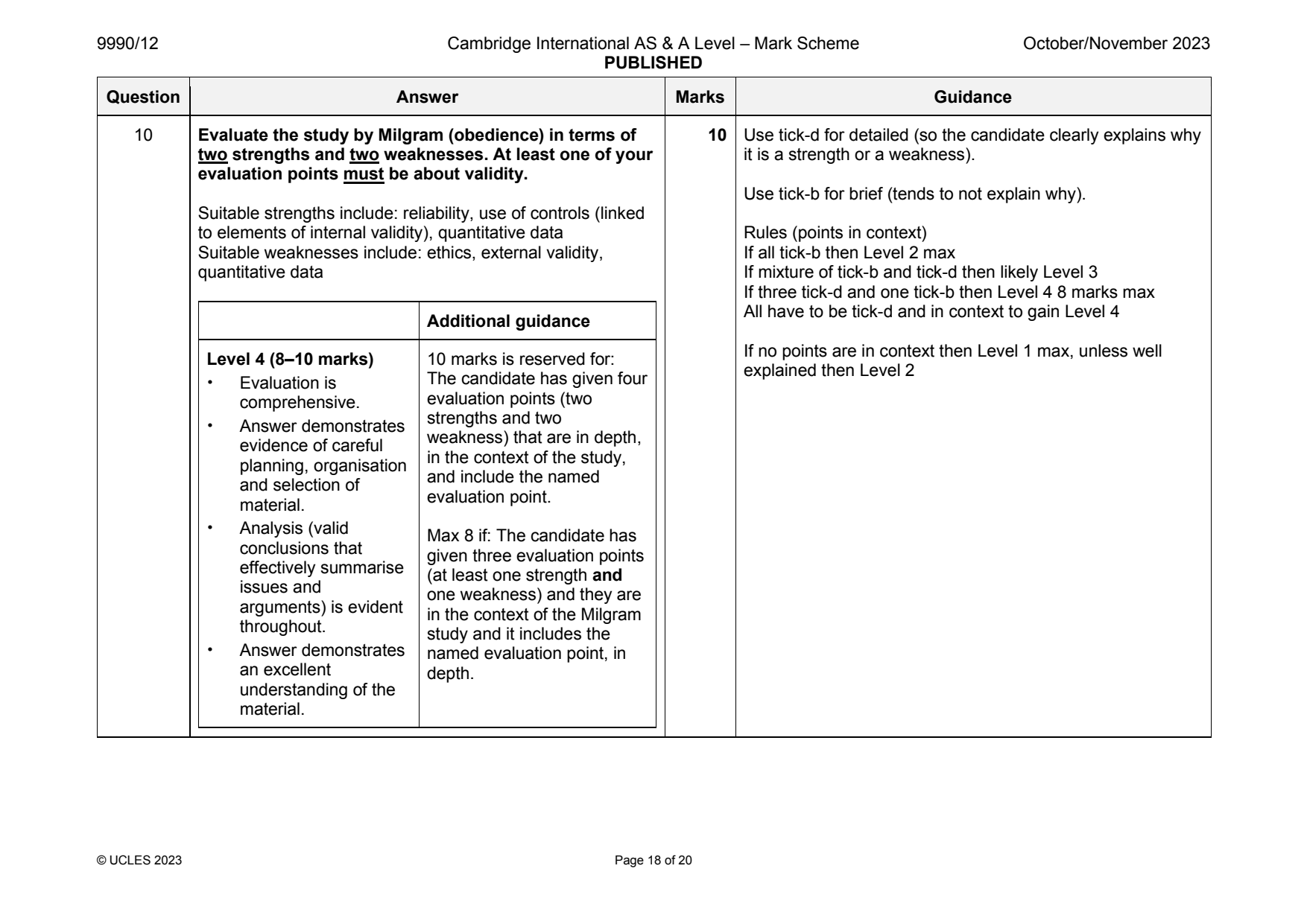 9990-2023-on-12-q10 official mark scheme page