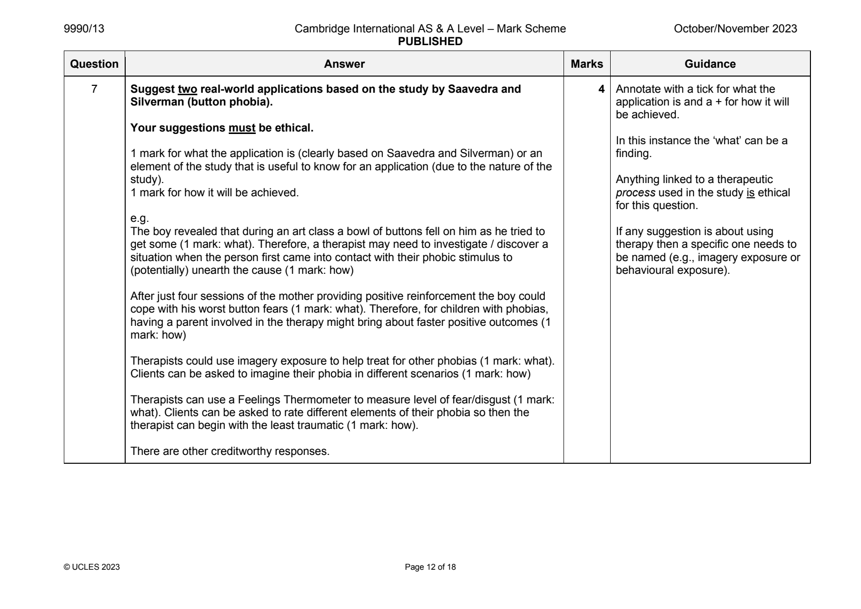 9990-2023-on-13-q07 official mark scheme page
