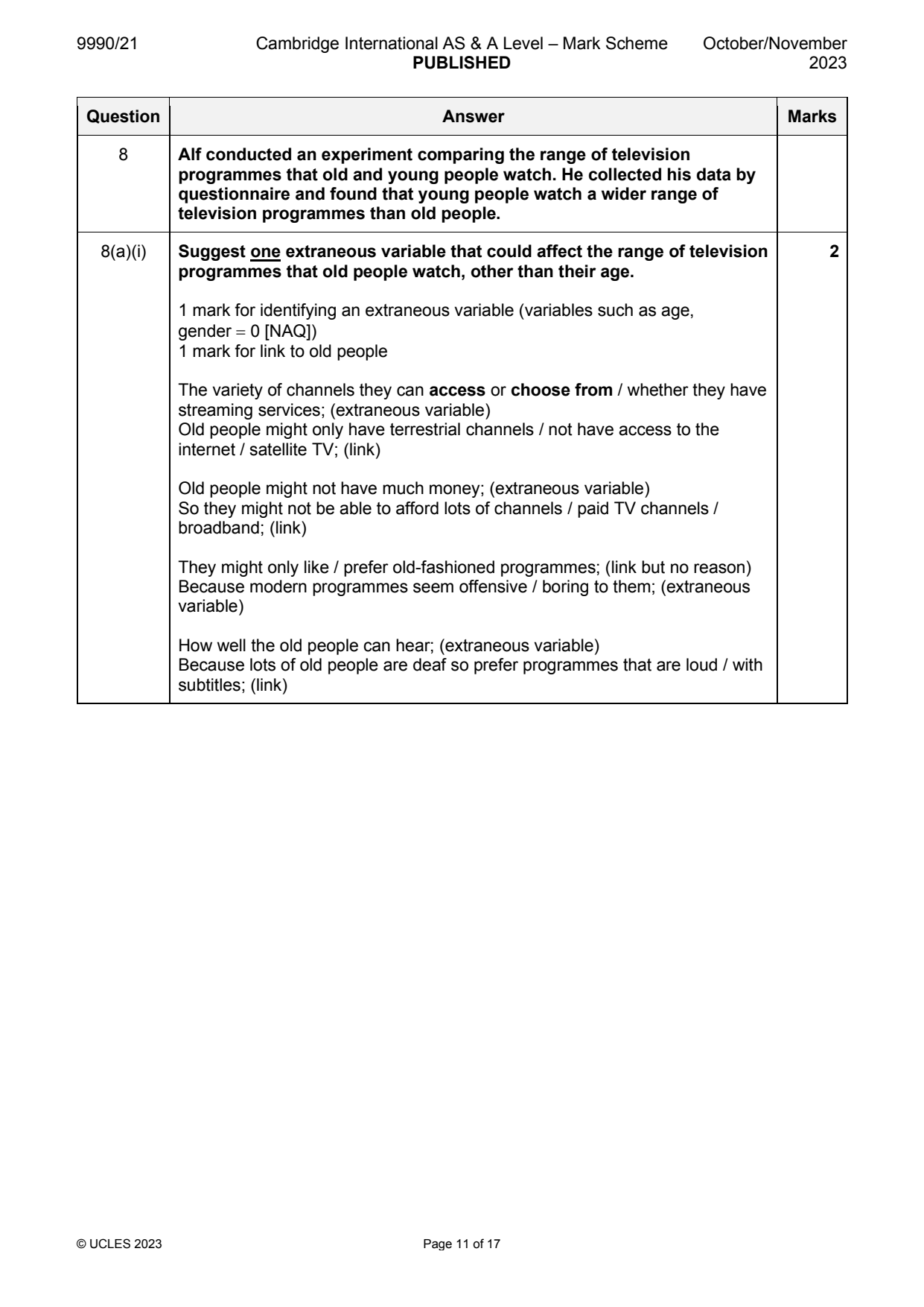 9990-2023-on-21-q08 official mark scheme page