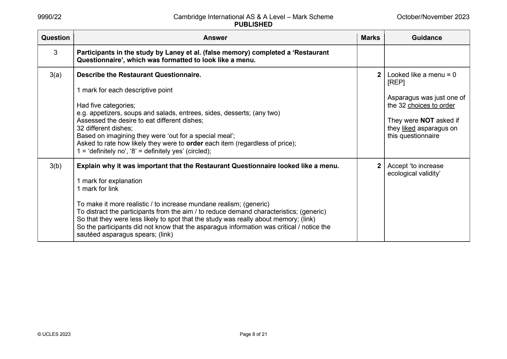 9990-2023-on-22-q03 official mark scheme page