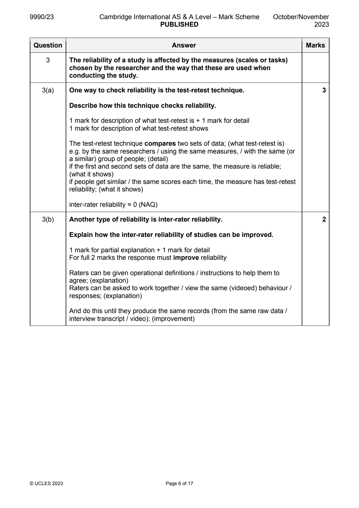 9990-2023-on-23-q03 official mark scheme page