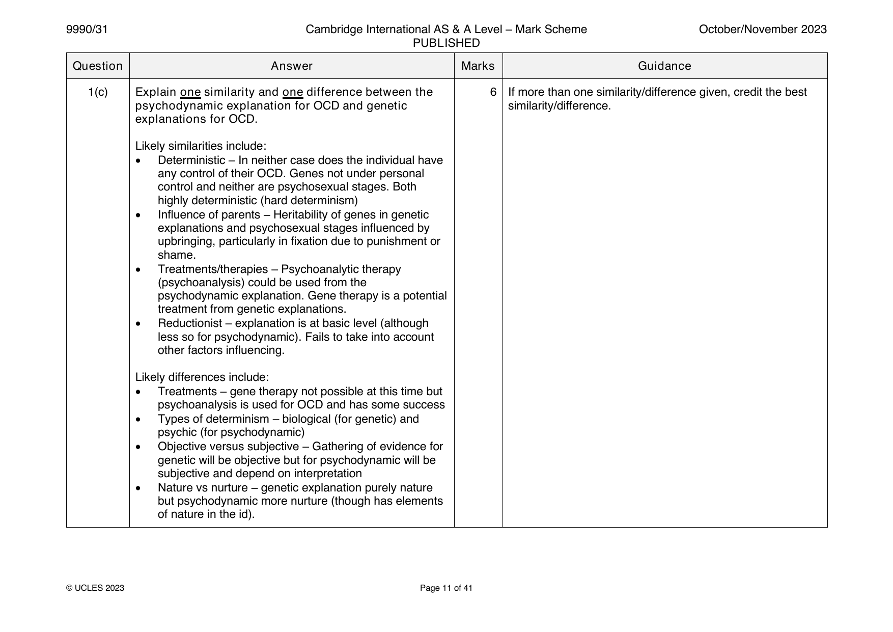 9990-2023-on-31-q01 official mark scheme page