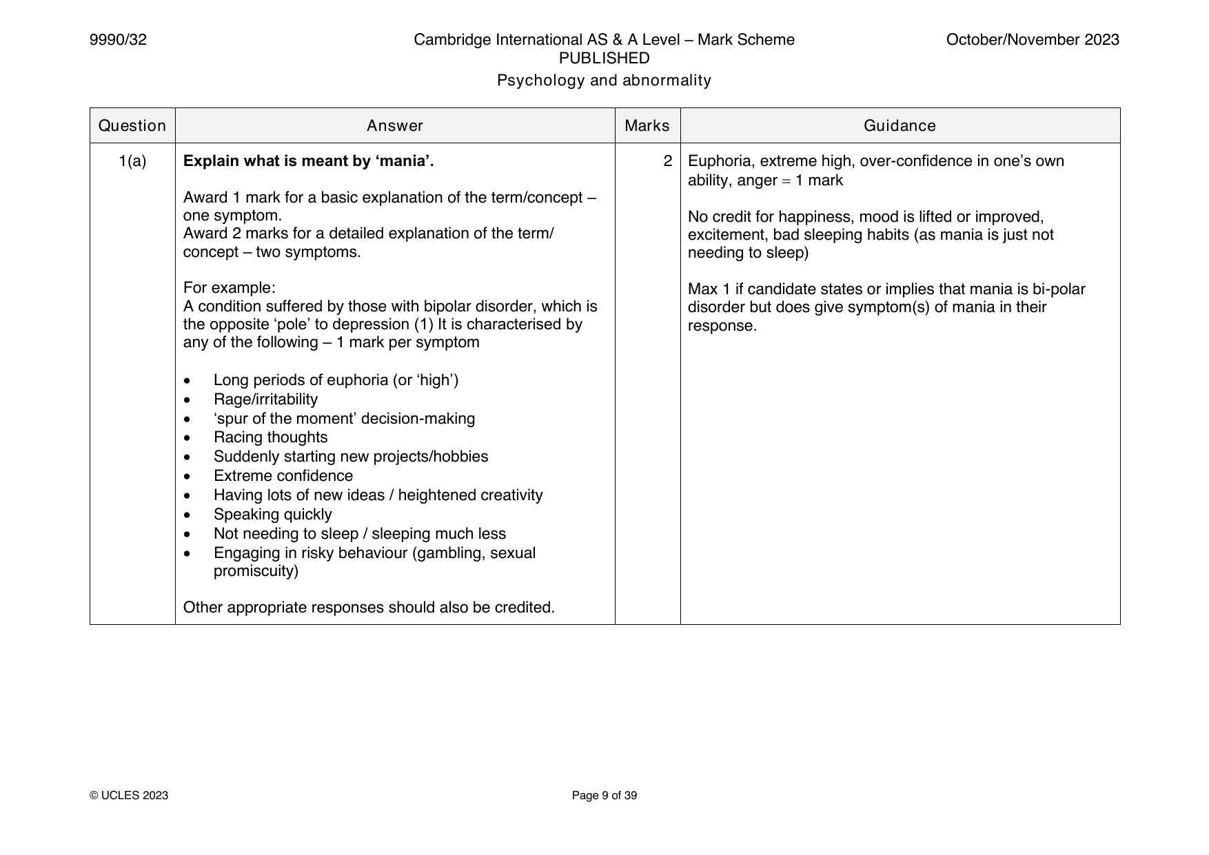 9990-2023-on-32-q01 official mark scheme page