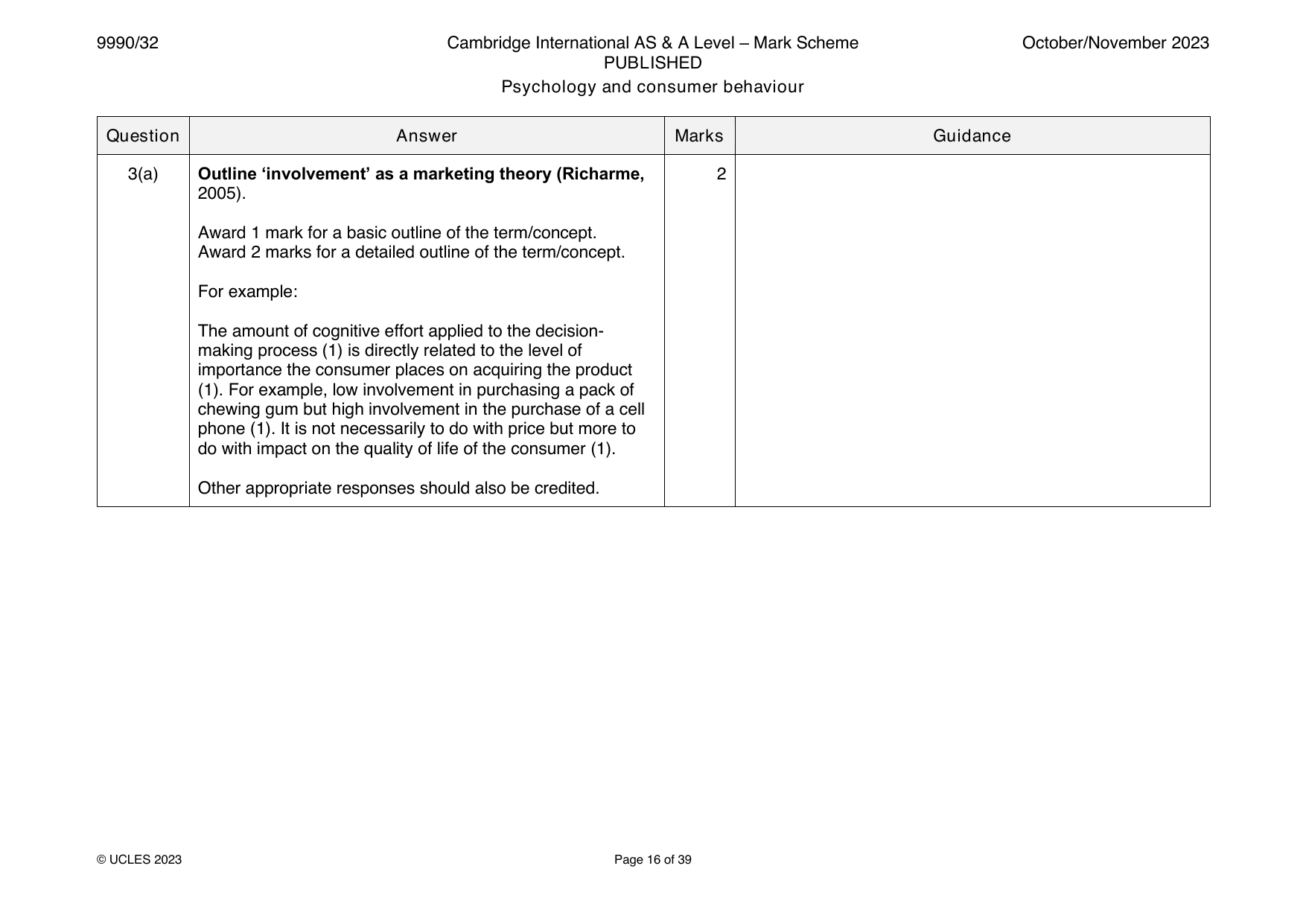 9990-2023-on-32-q03 official mark scheme page