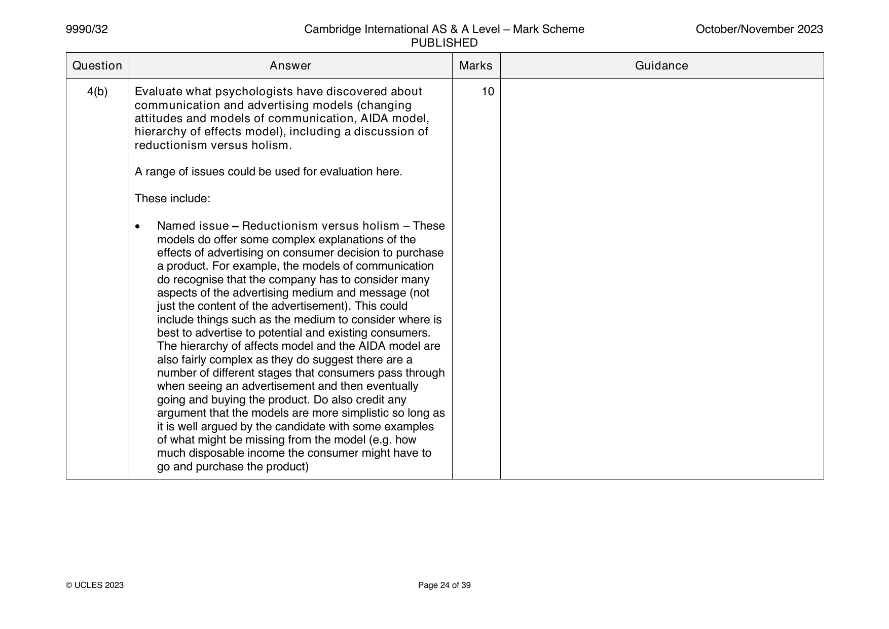 9990-2023-on-32-q04 official mark scheme page