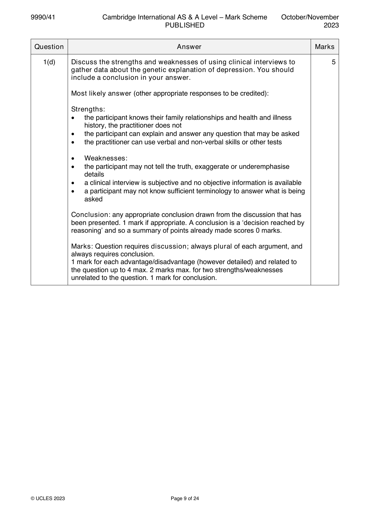 9990-2023-on-41-q01 official mark scheme page
