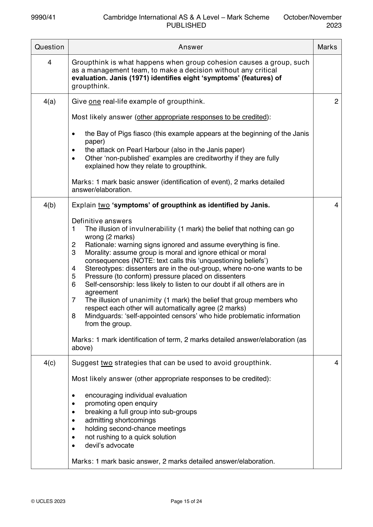 9990-2023-on-41-q06 official mark scheme page