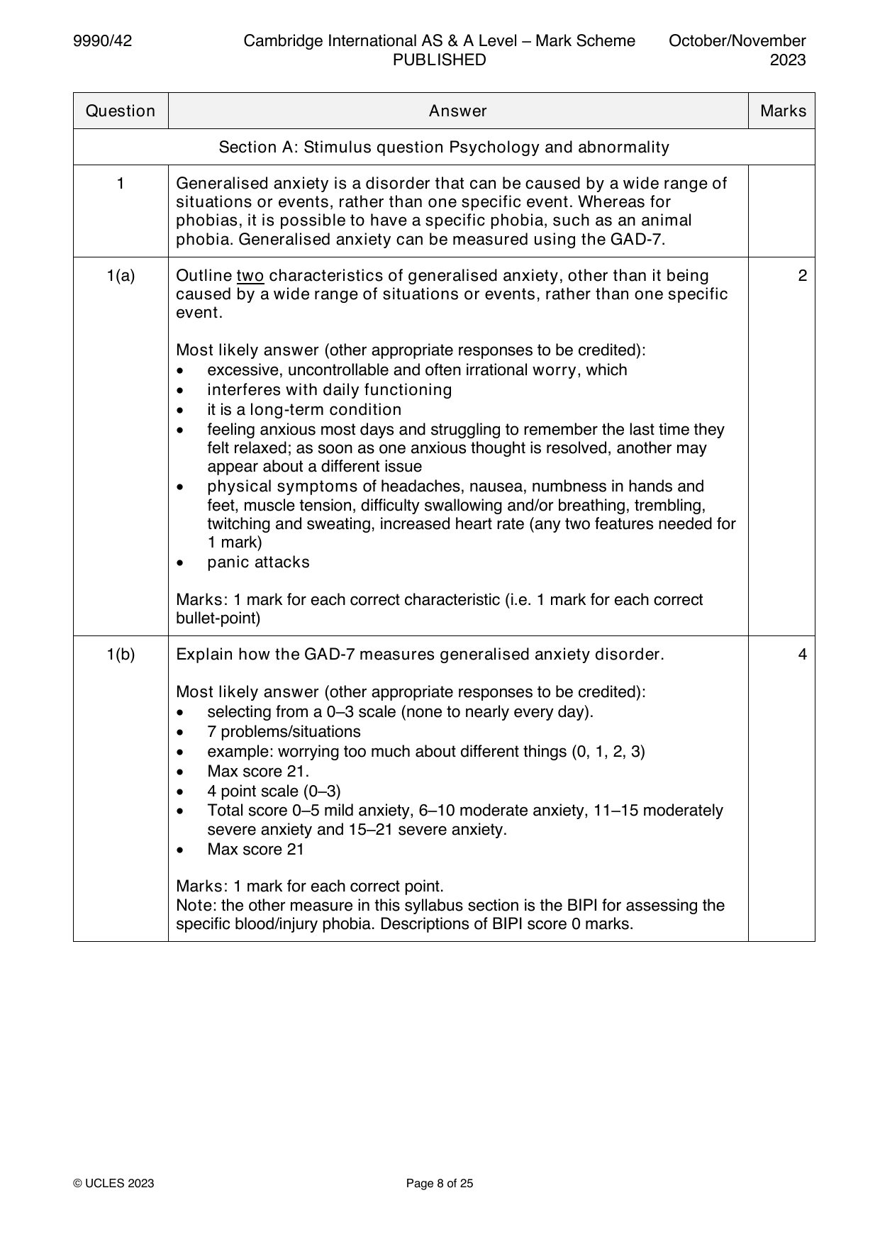 9990-2023-on-42-q01 official mark scheme page