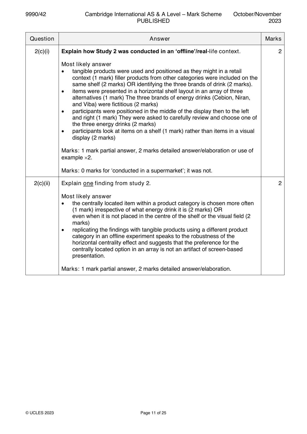 9990-2023-on-42-q02 official mark scheme page
