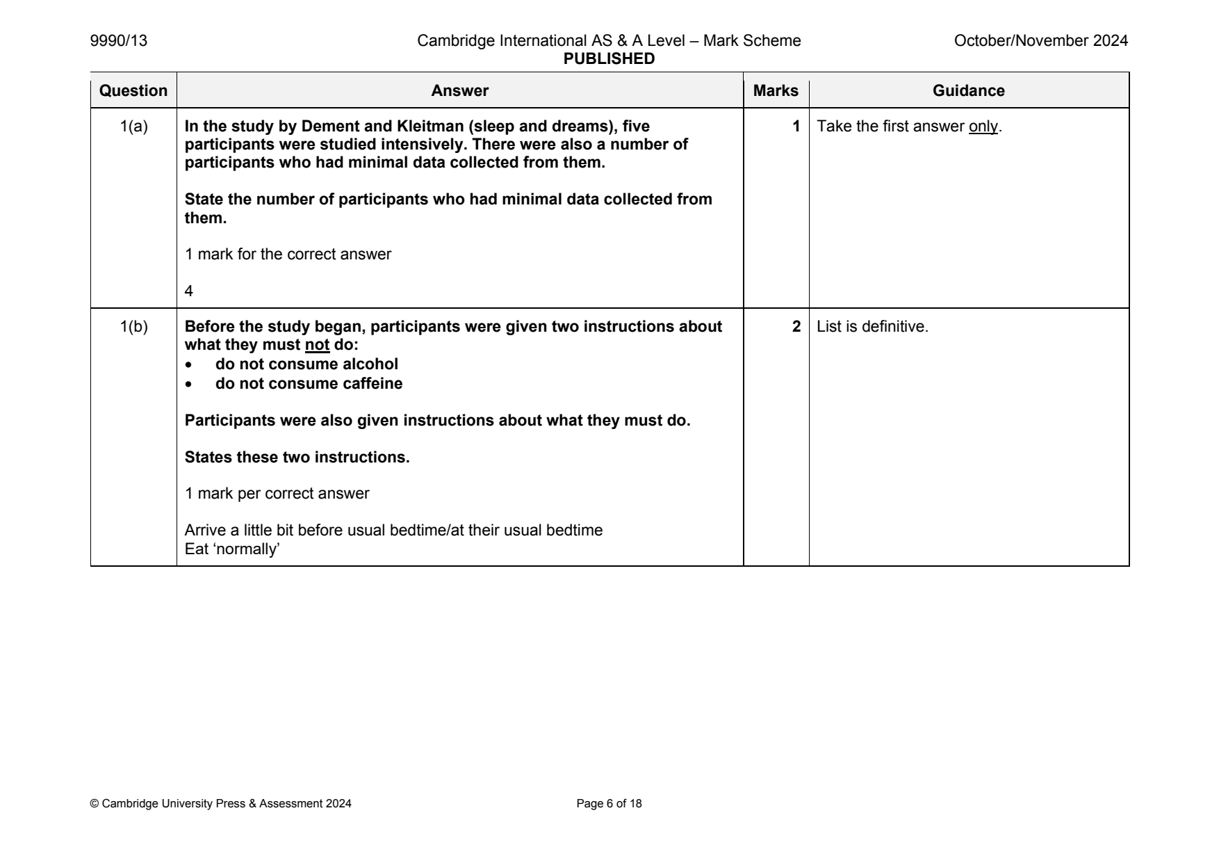 9990-2024-on-13-q01 official mark scheme page