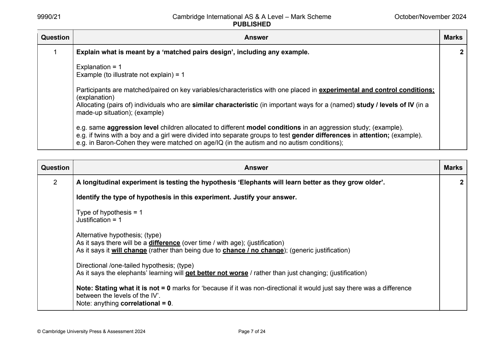 9990-2024-on-21-q01 official mark scheme page