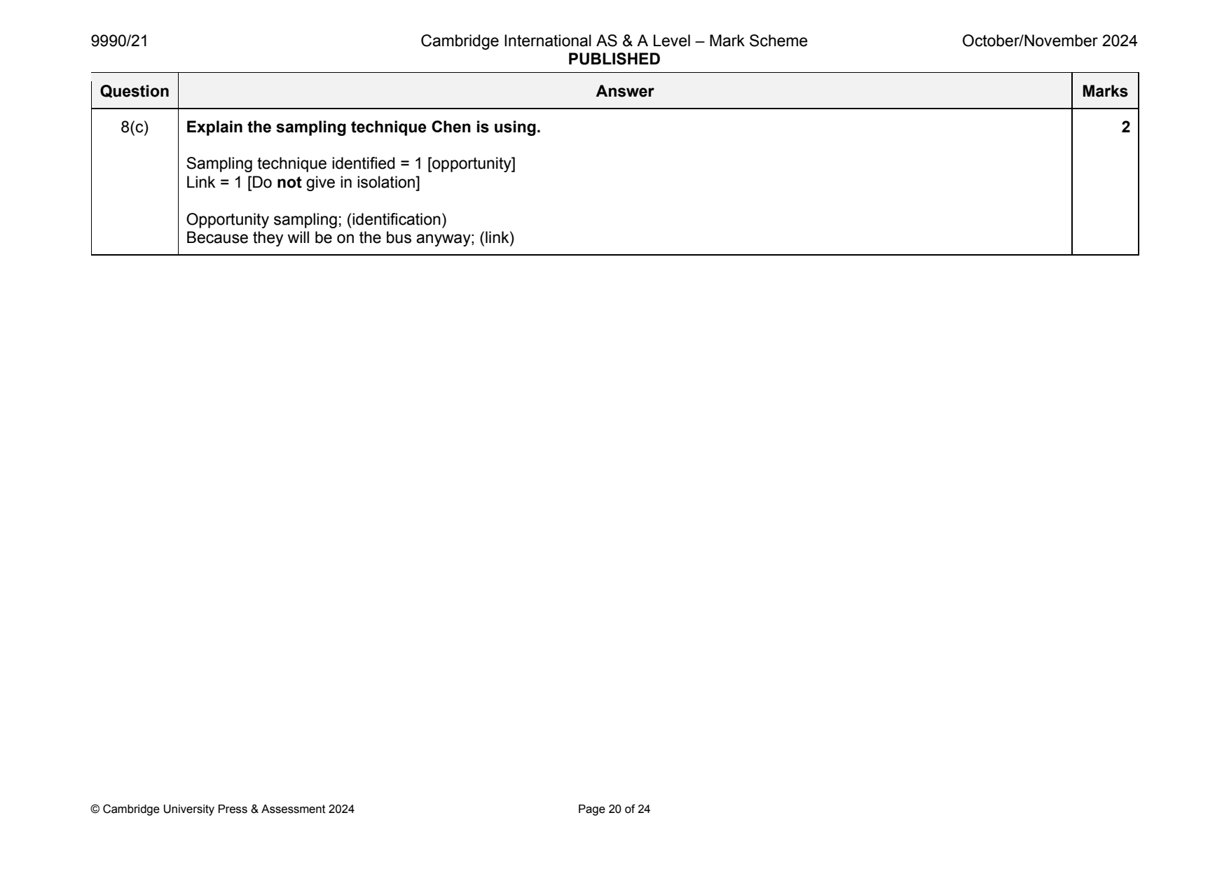 9990-2024-on-21-q08 official mark scheme page