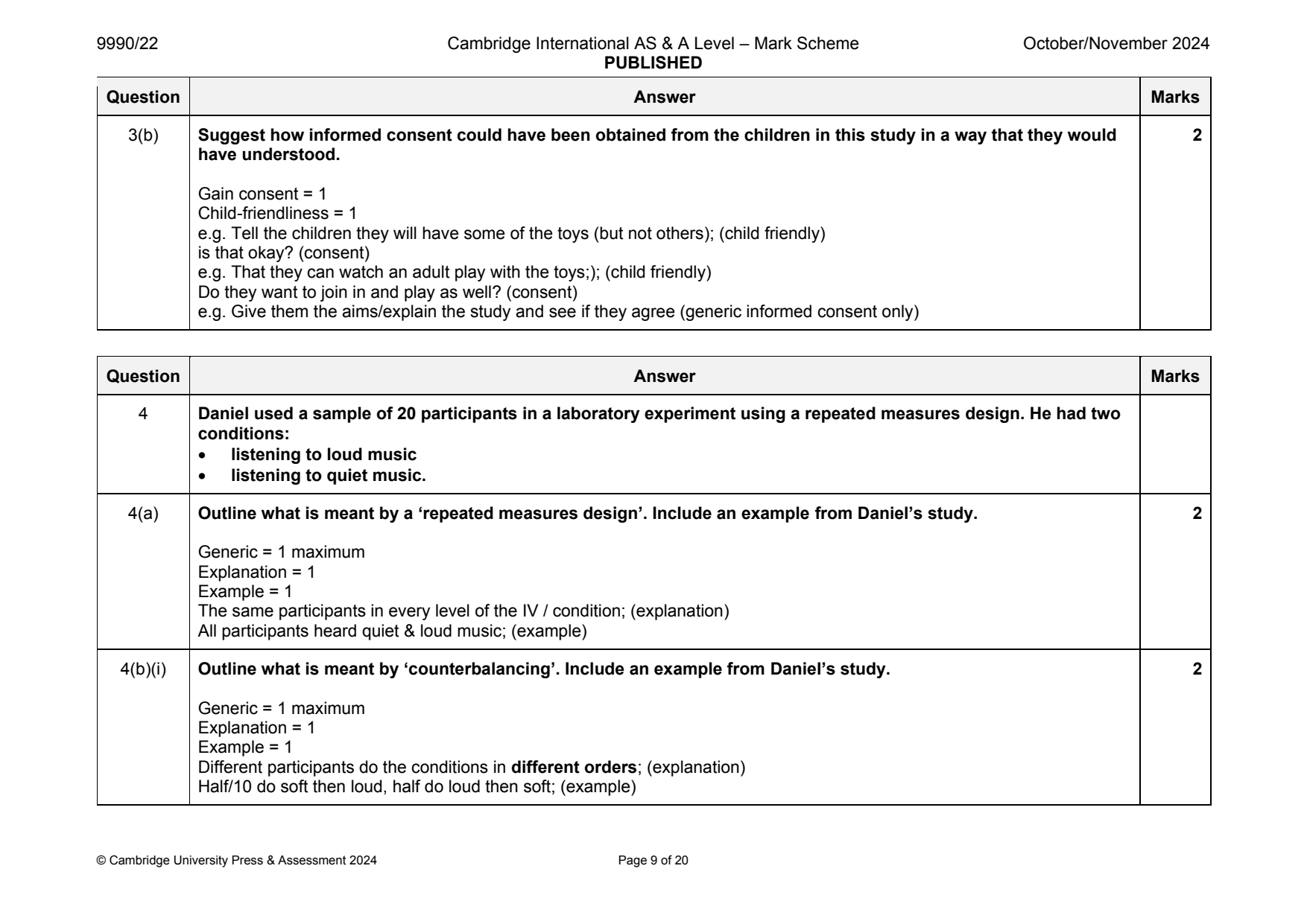 9990-2024-on-22-q03 official mark scheme page