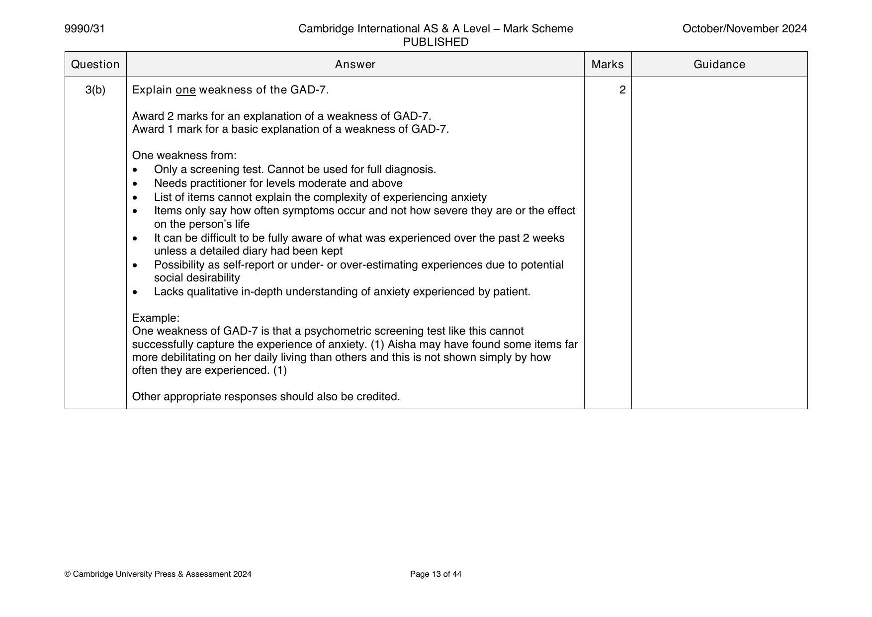 9990-2024-on-31-q03 official mark scheme page