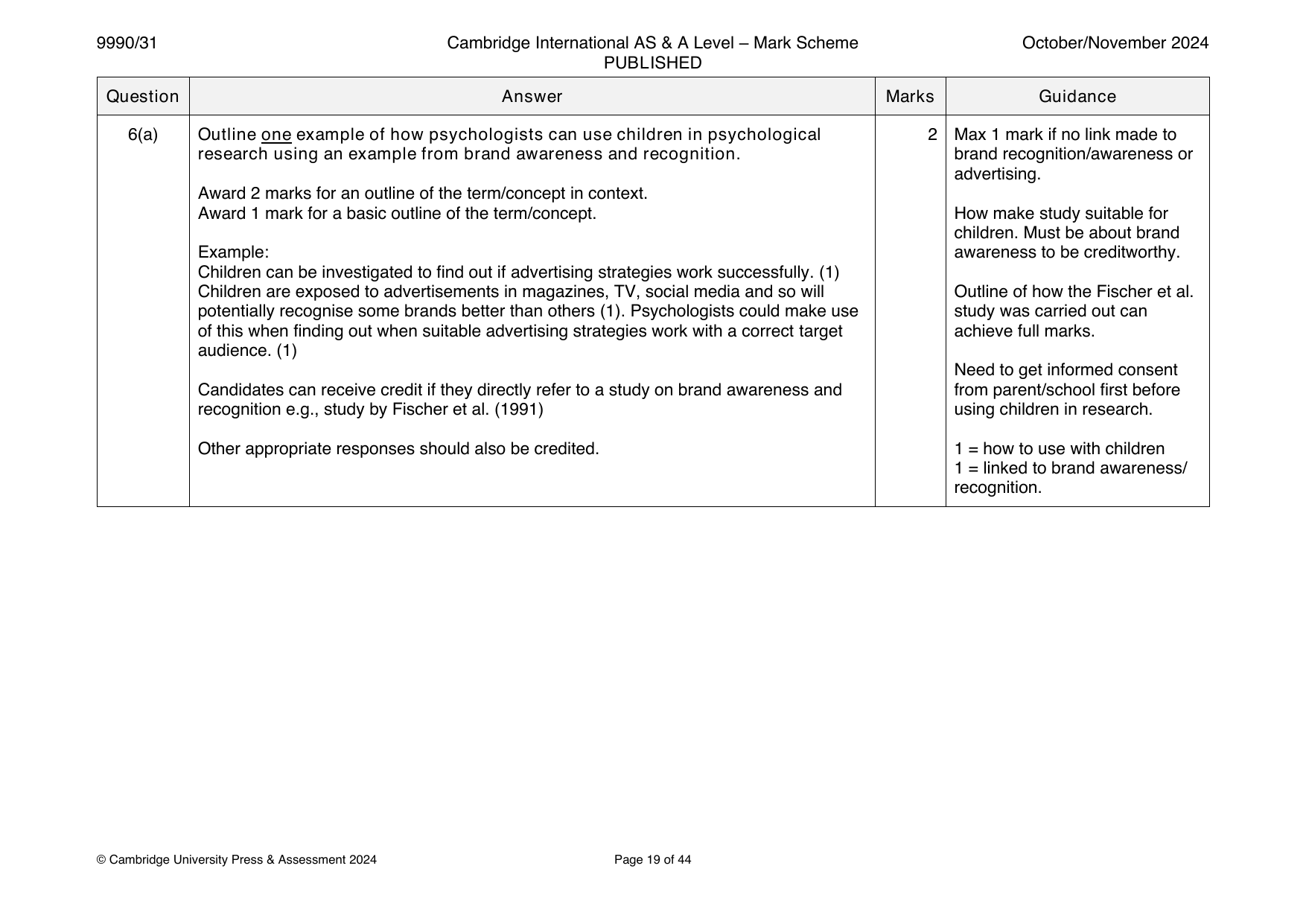 9990-2024-on-31-q06 official mark scheme page