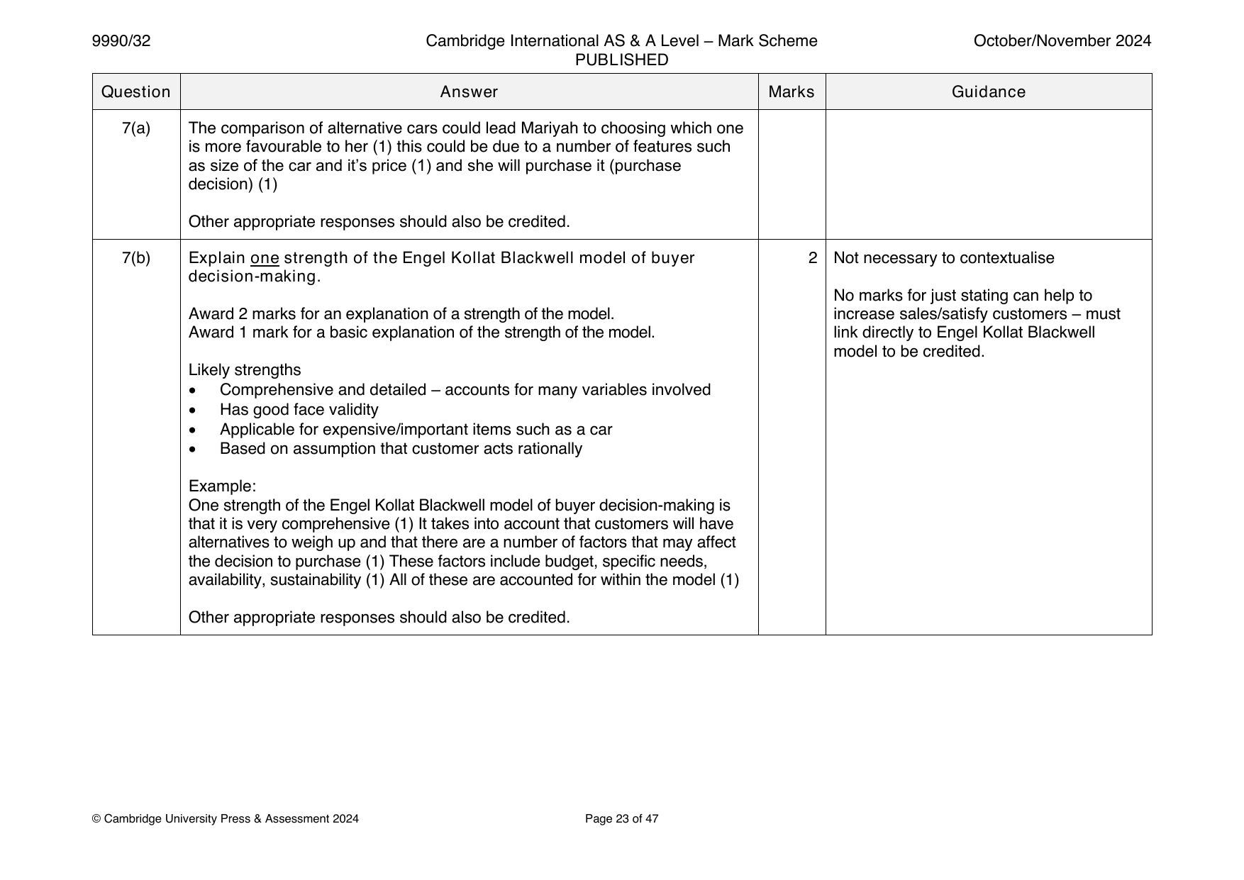 9990-2024-on-32-q07 official mark scheme page