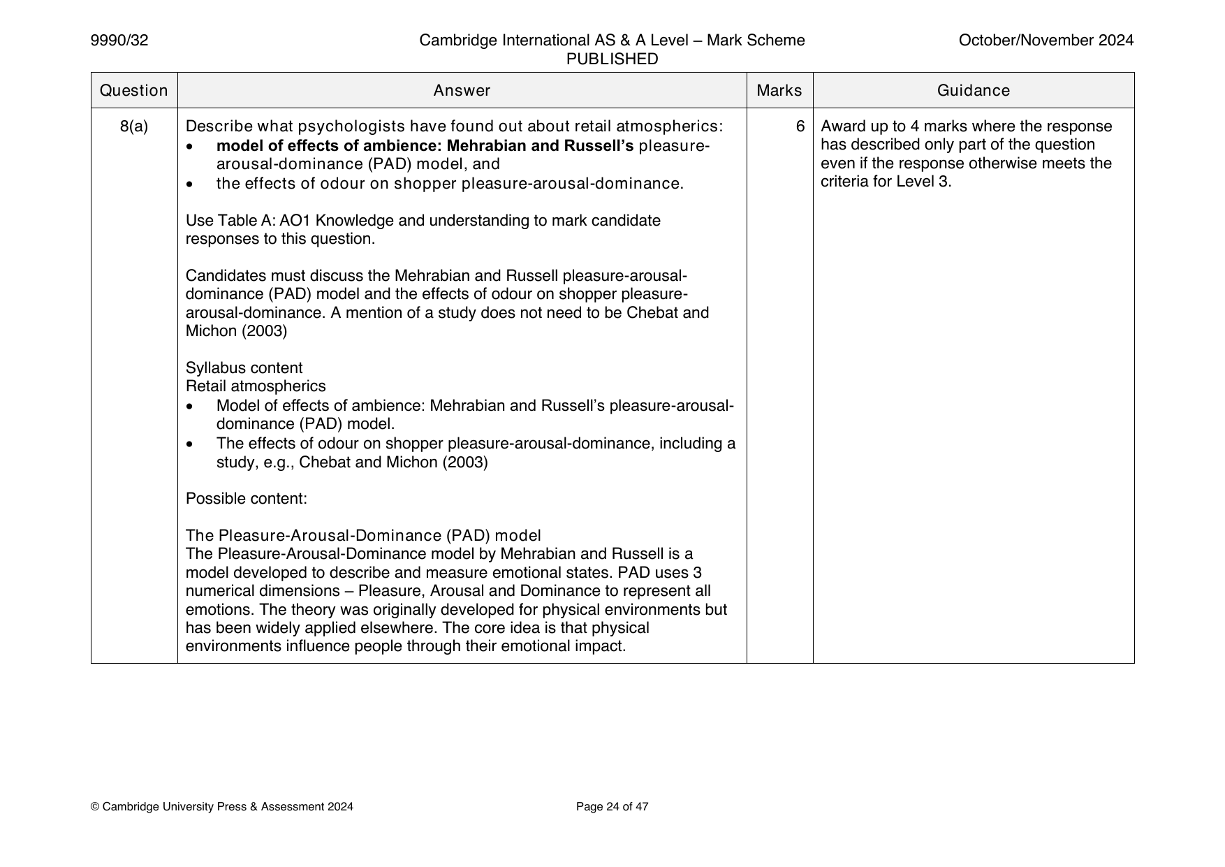 9990-2024-on-32-q08 official mark scheme page
