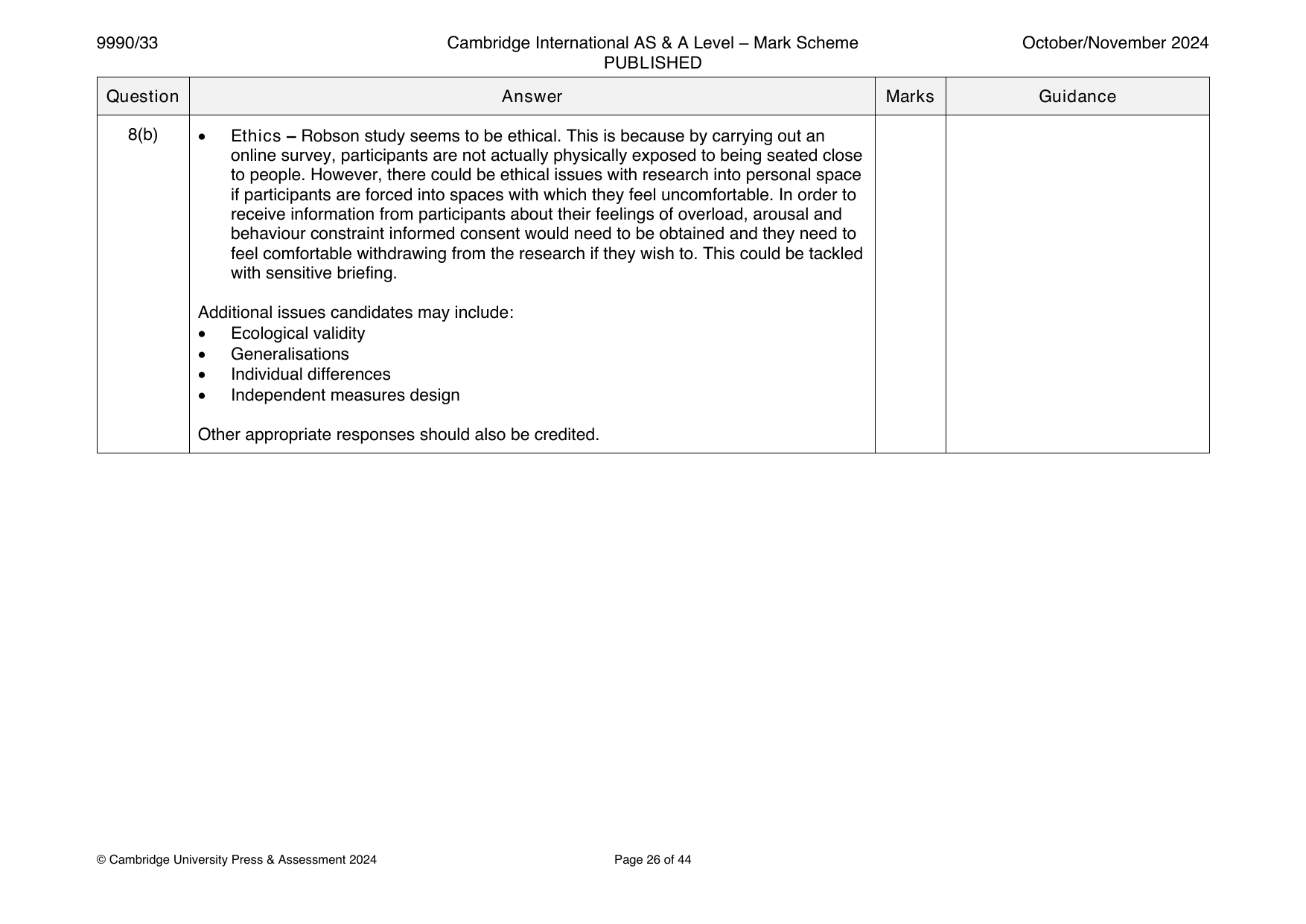 9990-2024-on-33-q08 official mark scheme page