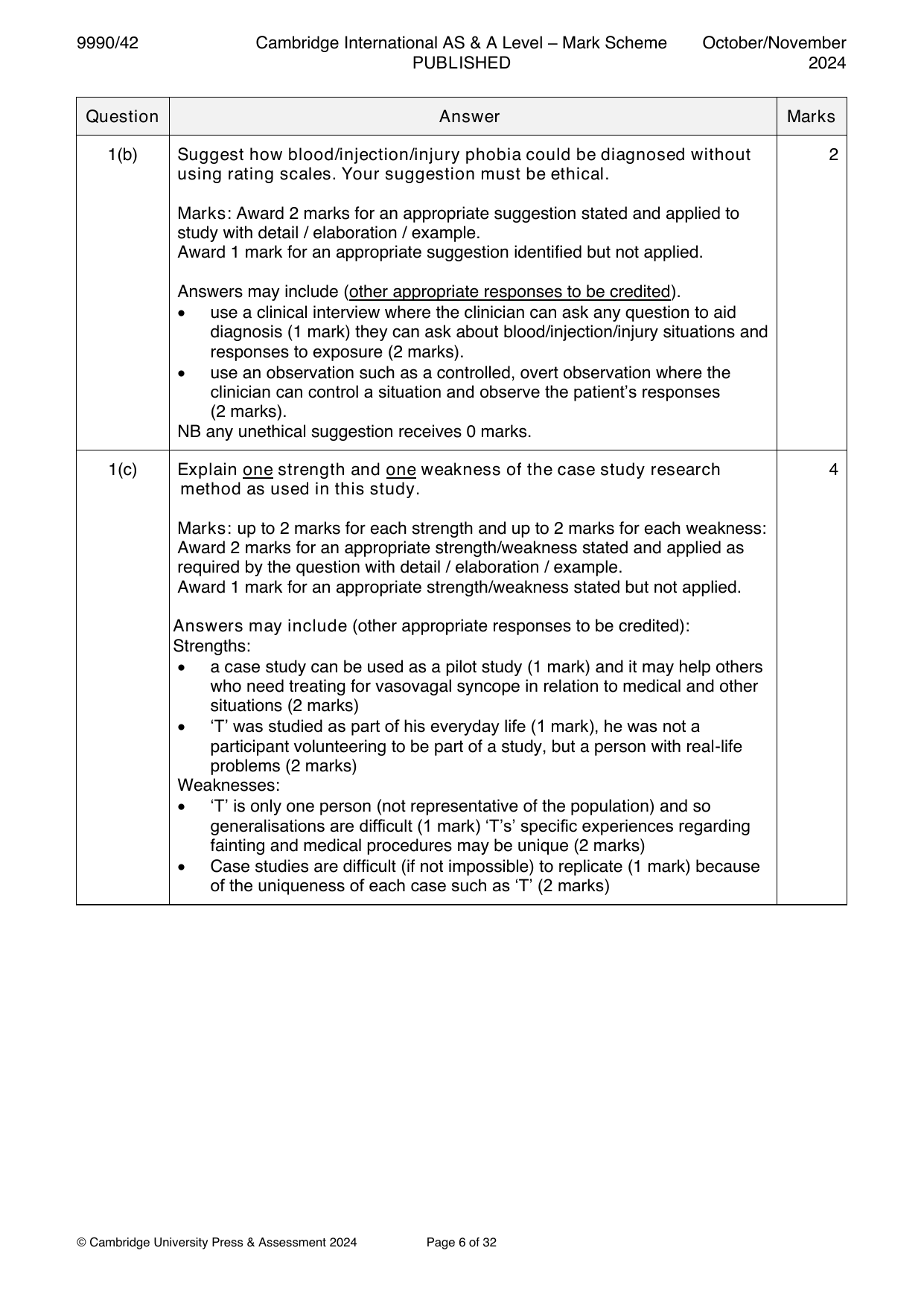 9990-2024-on-42-q01 official mark scheme page