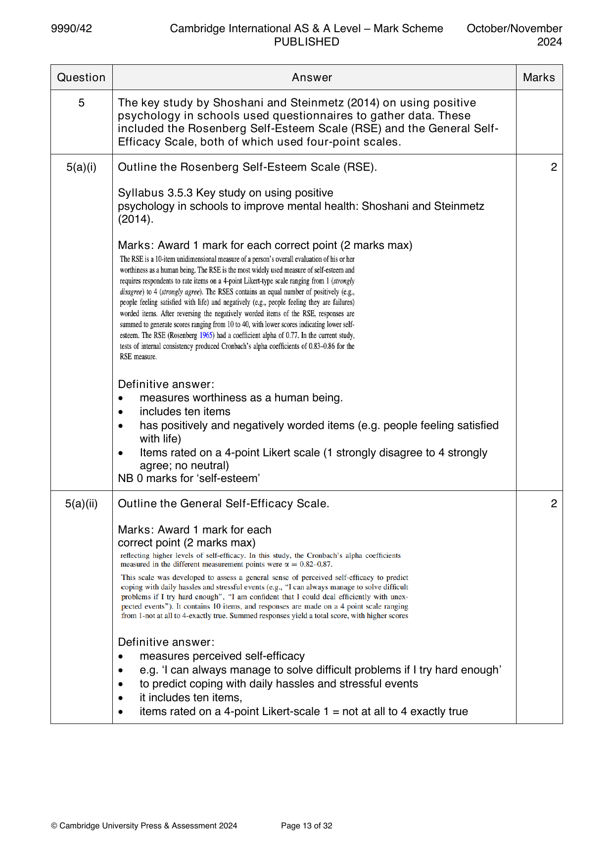9990-2024-on-42-q05 official mark scheme page