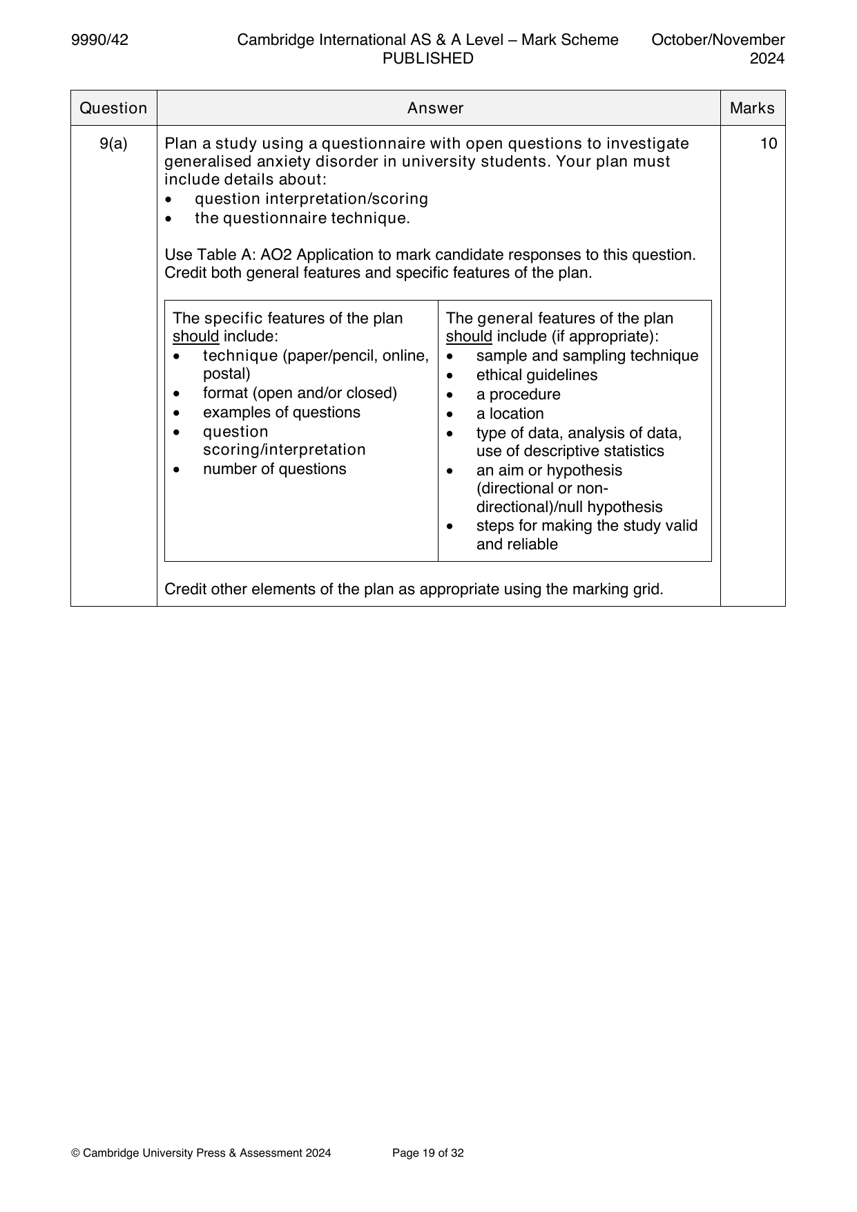 9990-2024-on-42-q09 official mark scheme page