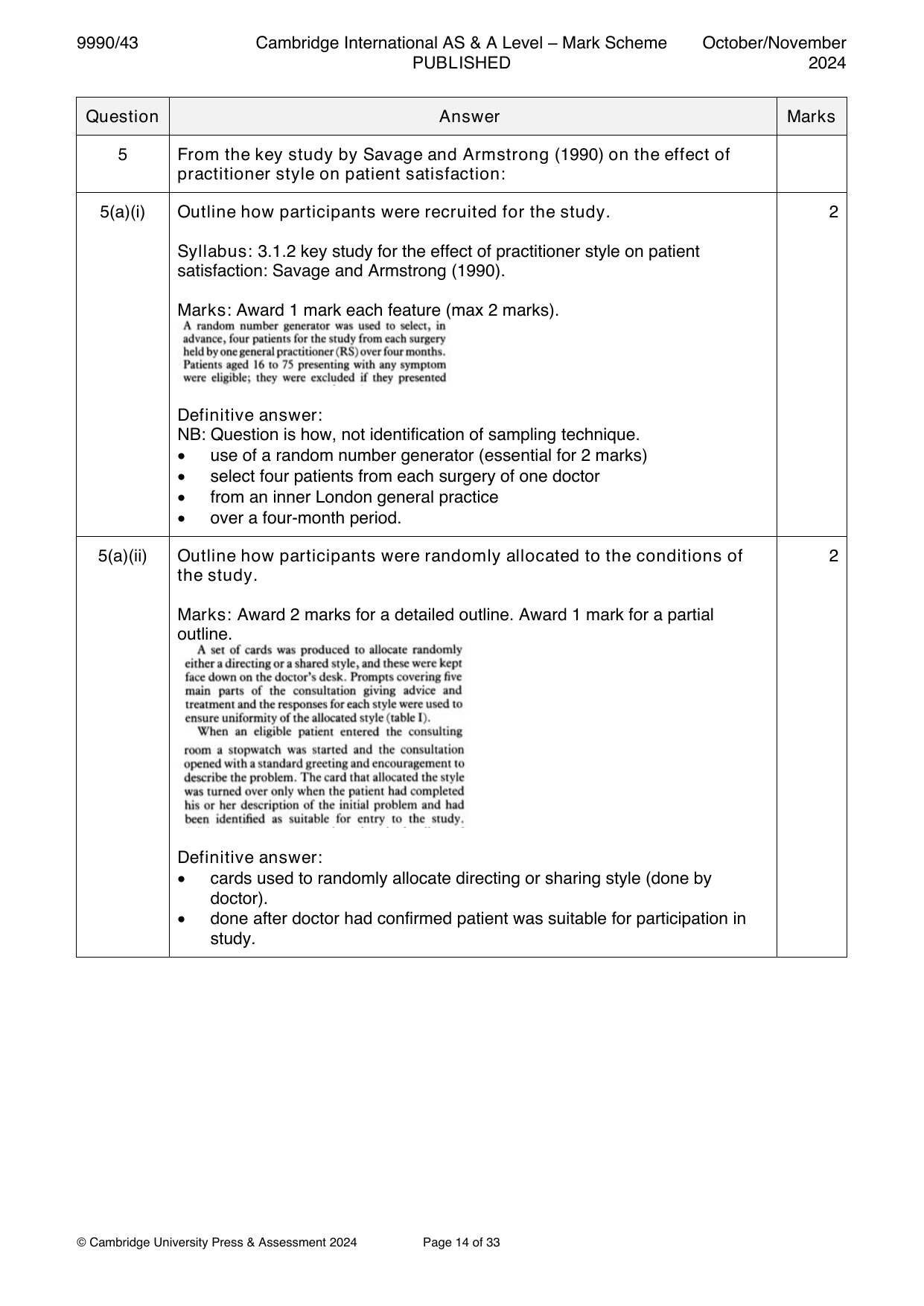 9990-2024-on-43-q05 official mark scheme page