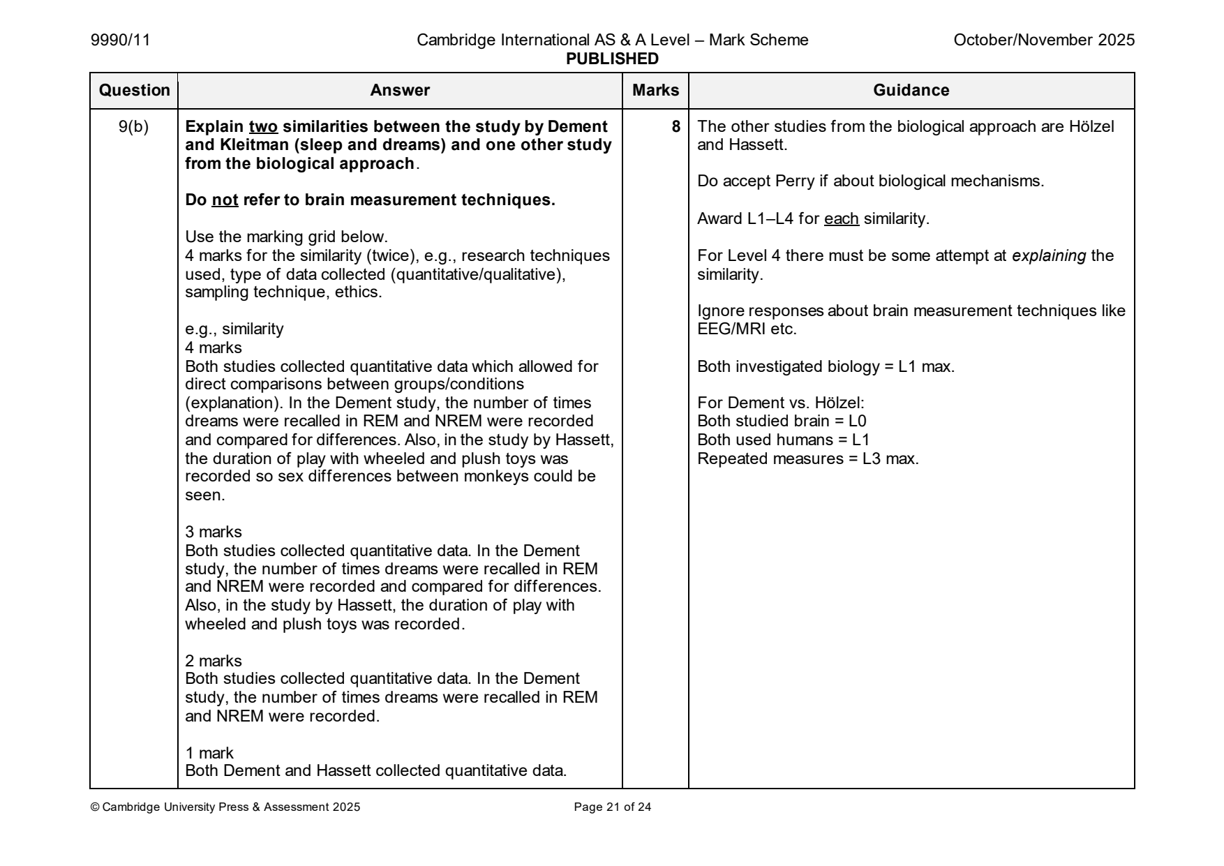 9990-2025-on-11-q09 official mark scheme page