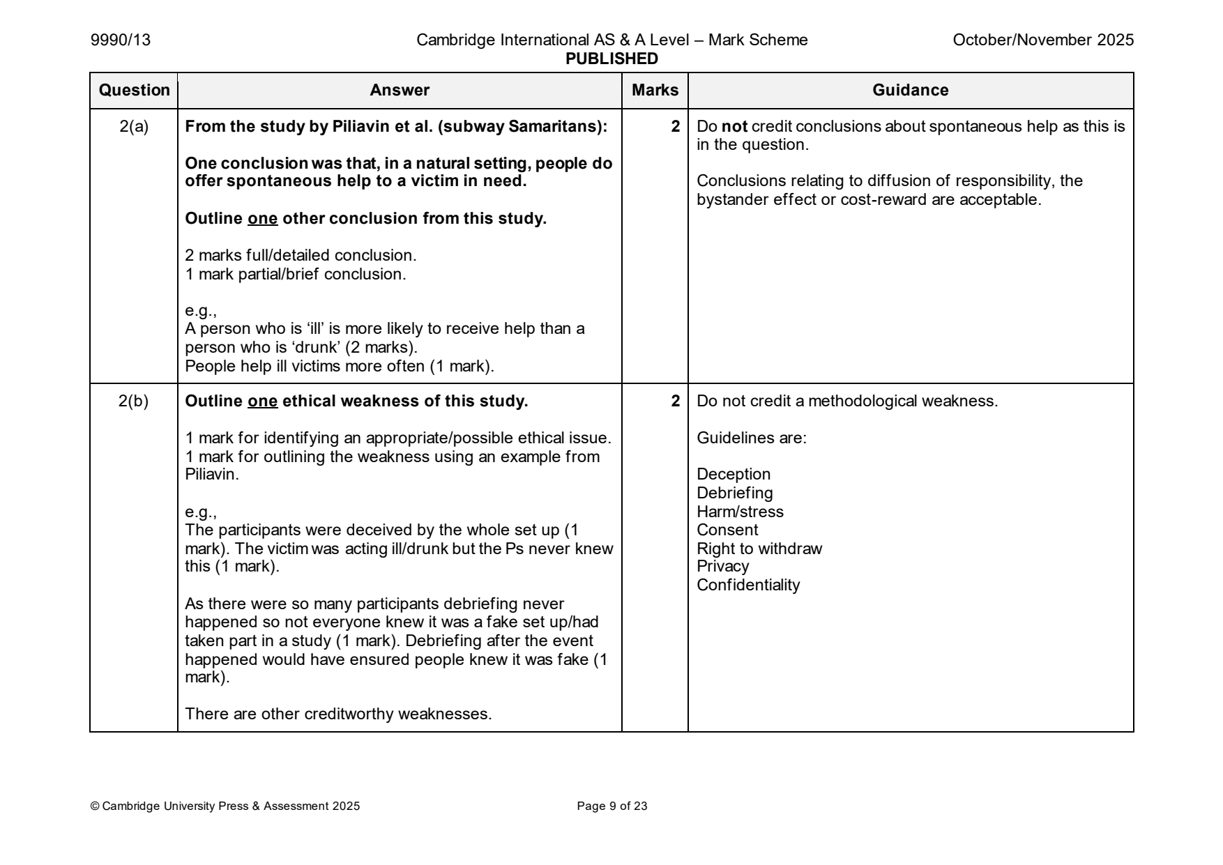 9990-2025-on-13-q02 official mark scheme page