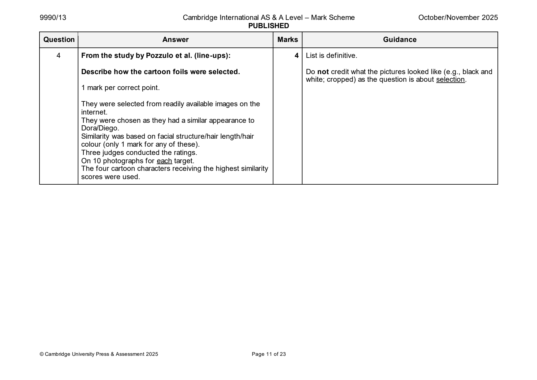 9990-2025-on-13-q04 official mark scheme page