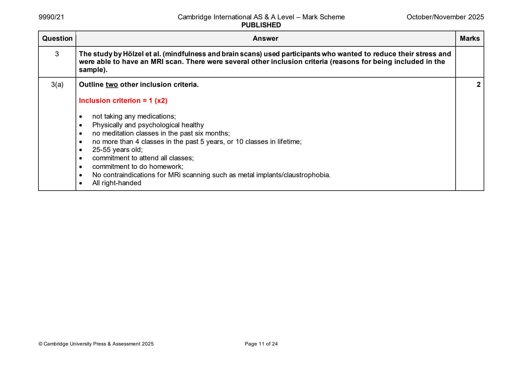 9990-2025-on-21-q03 official mark scheme page