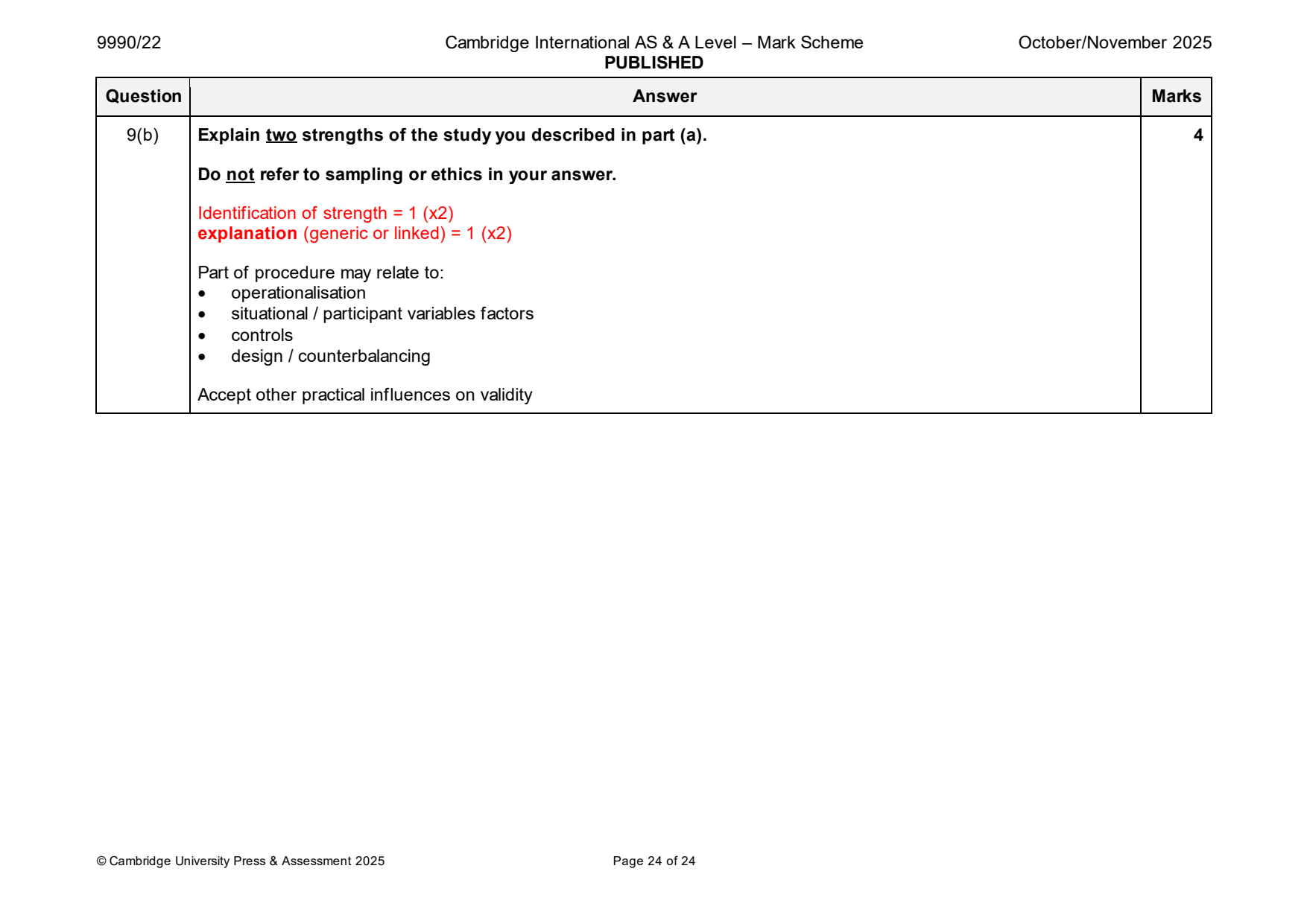 9990-2025-on-22-q09 official mark scheme page