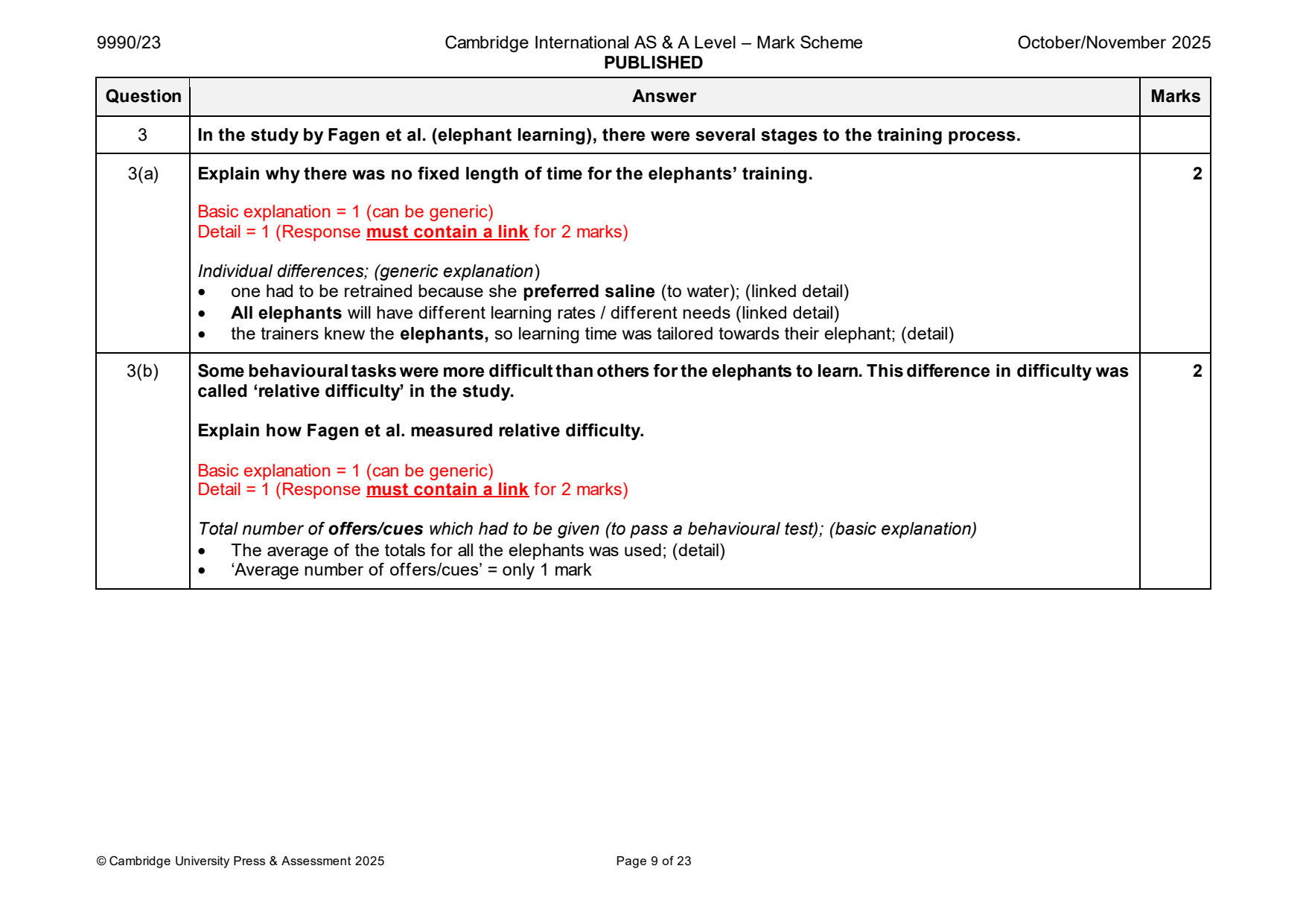 9990-2025-on-23-q03 official mark scheme page
