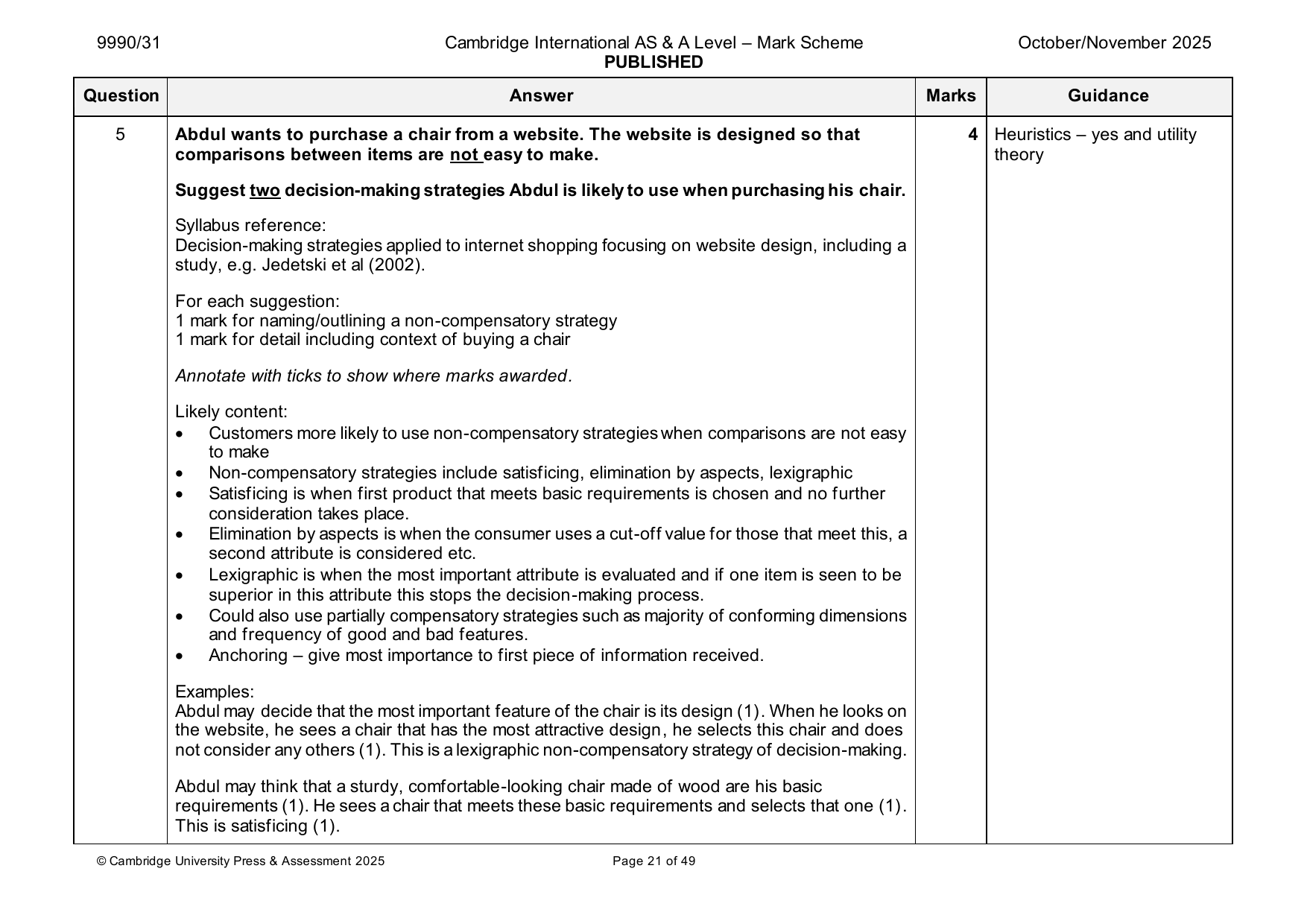 9990-2025-on-31-q05 official mark scheme page