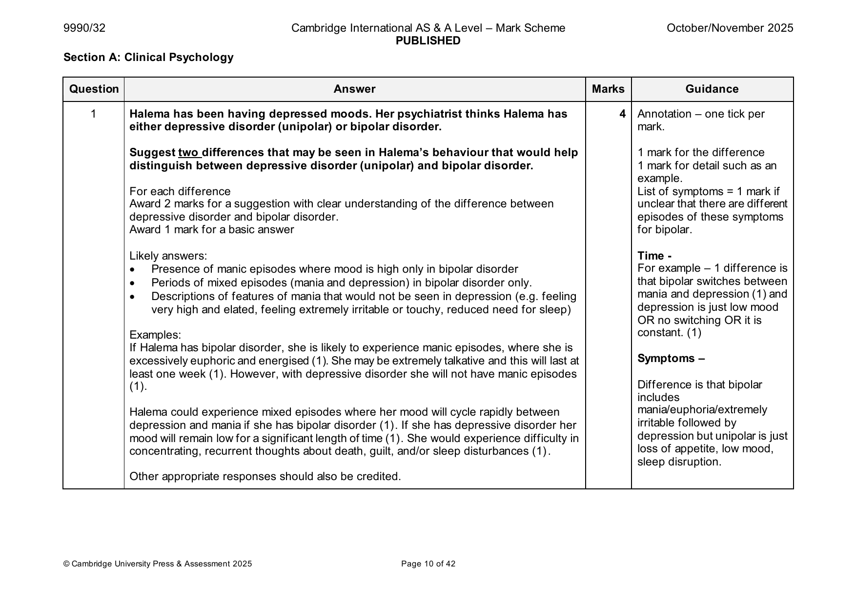 9990-2025-on-32-q01 official mark scheme page