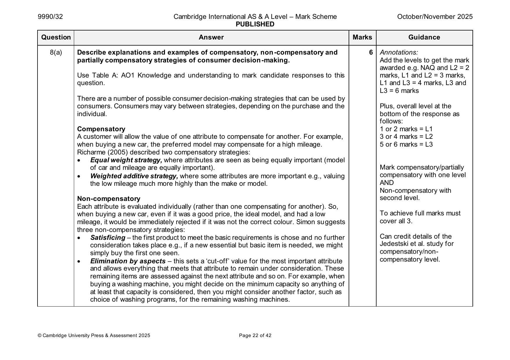 9990-2025-on-32-q08 official mark scheme page