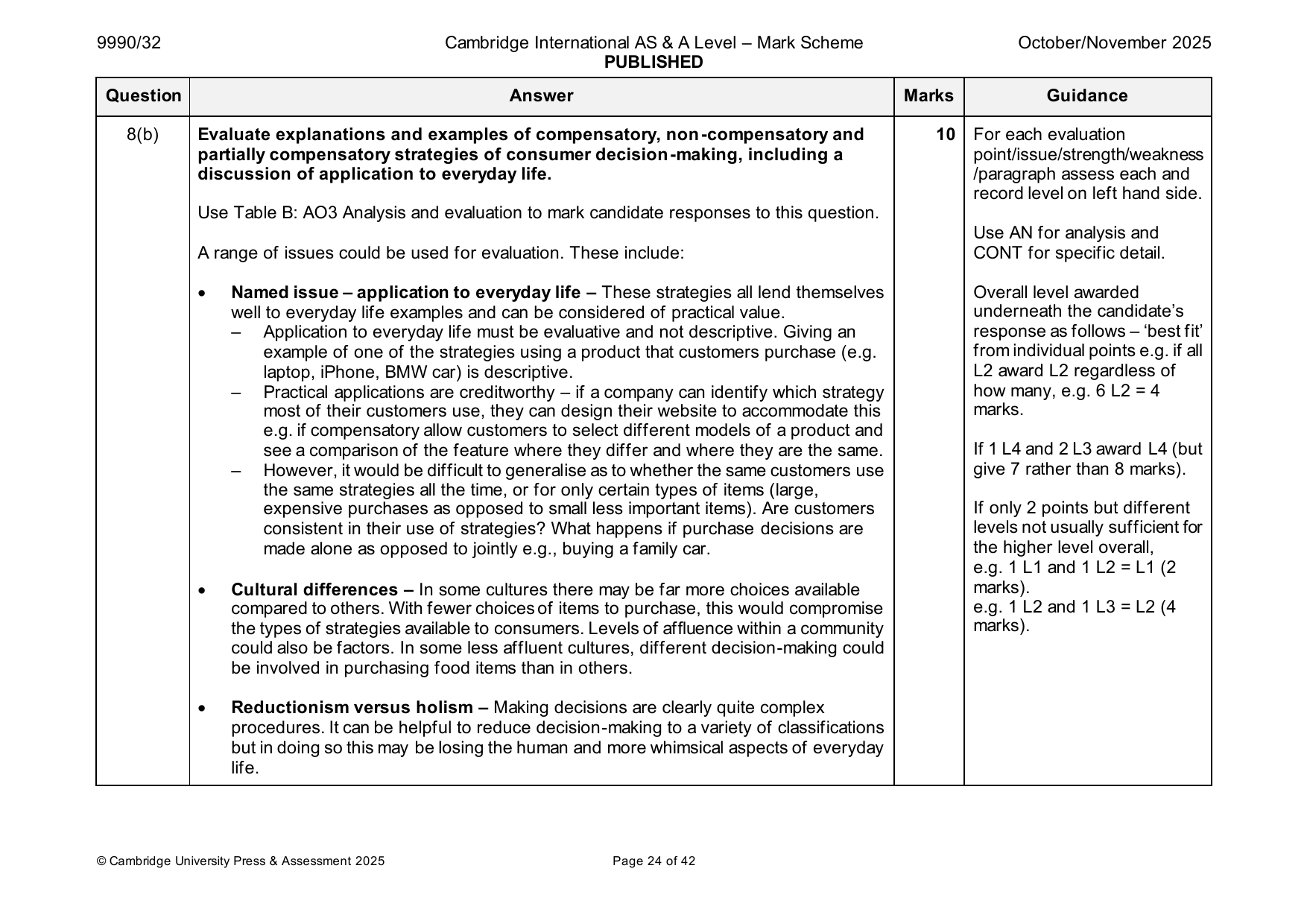 9990-2025-on-32-q08 official mark scheme page