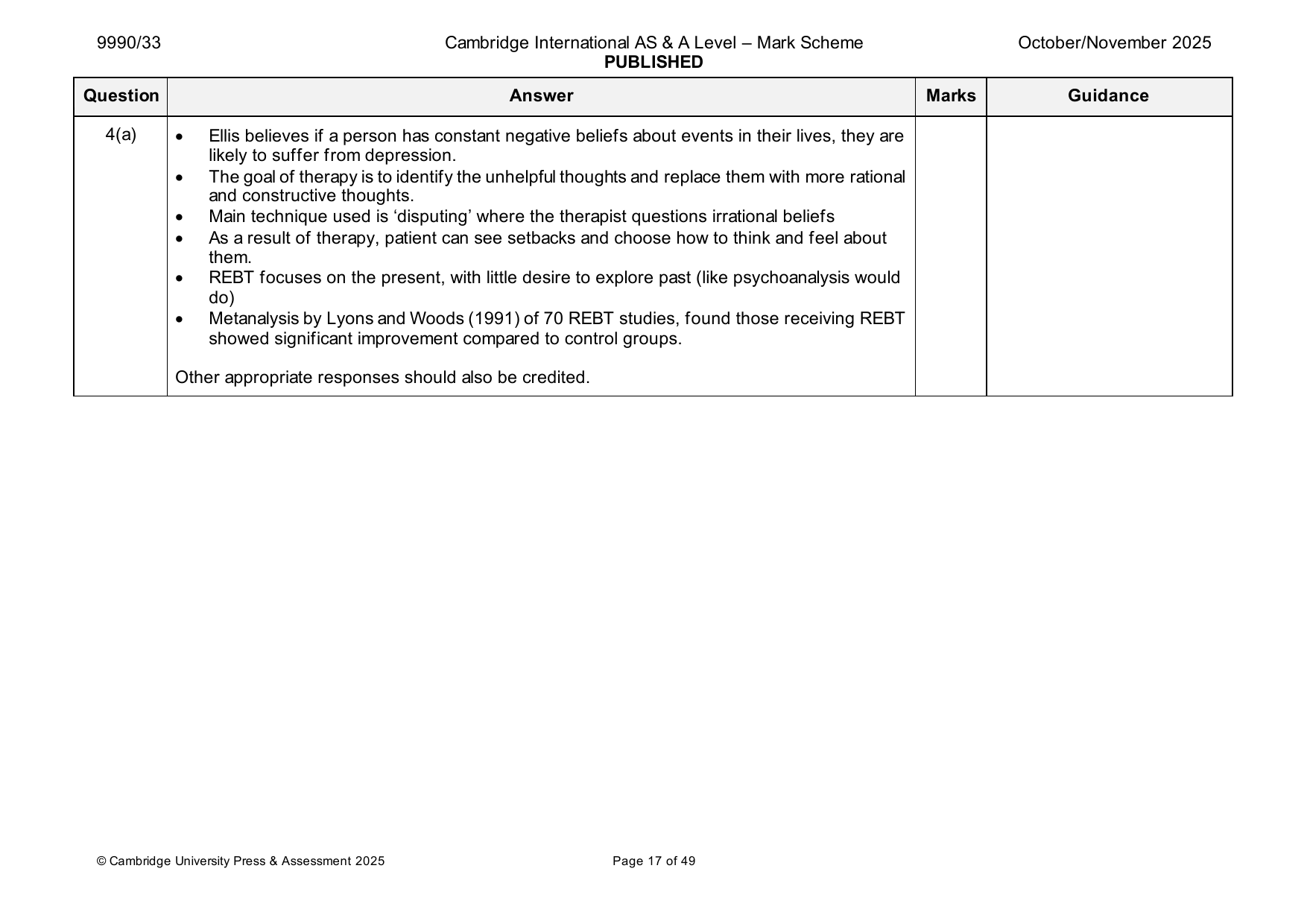 9990-2025-on-33-q05 official mark scheme page