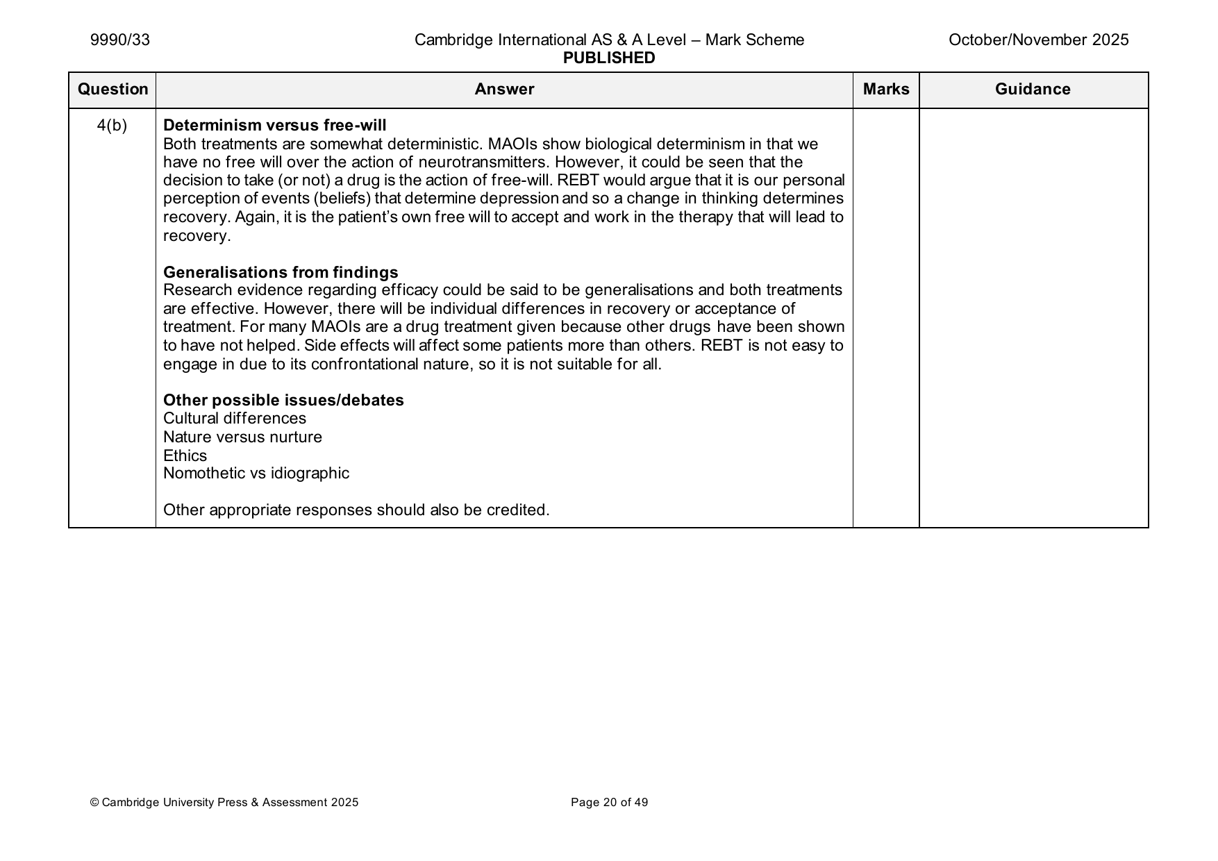9990-2025-on-33-q05 official mark scheme page