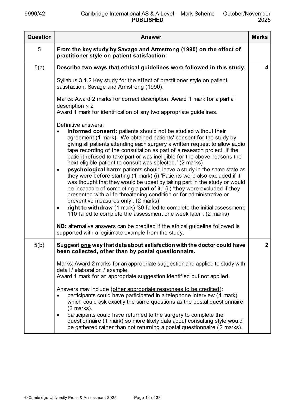 9990-2025-on-42-q05 official mark scheme page