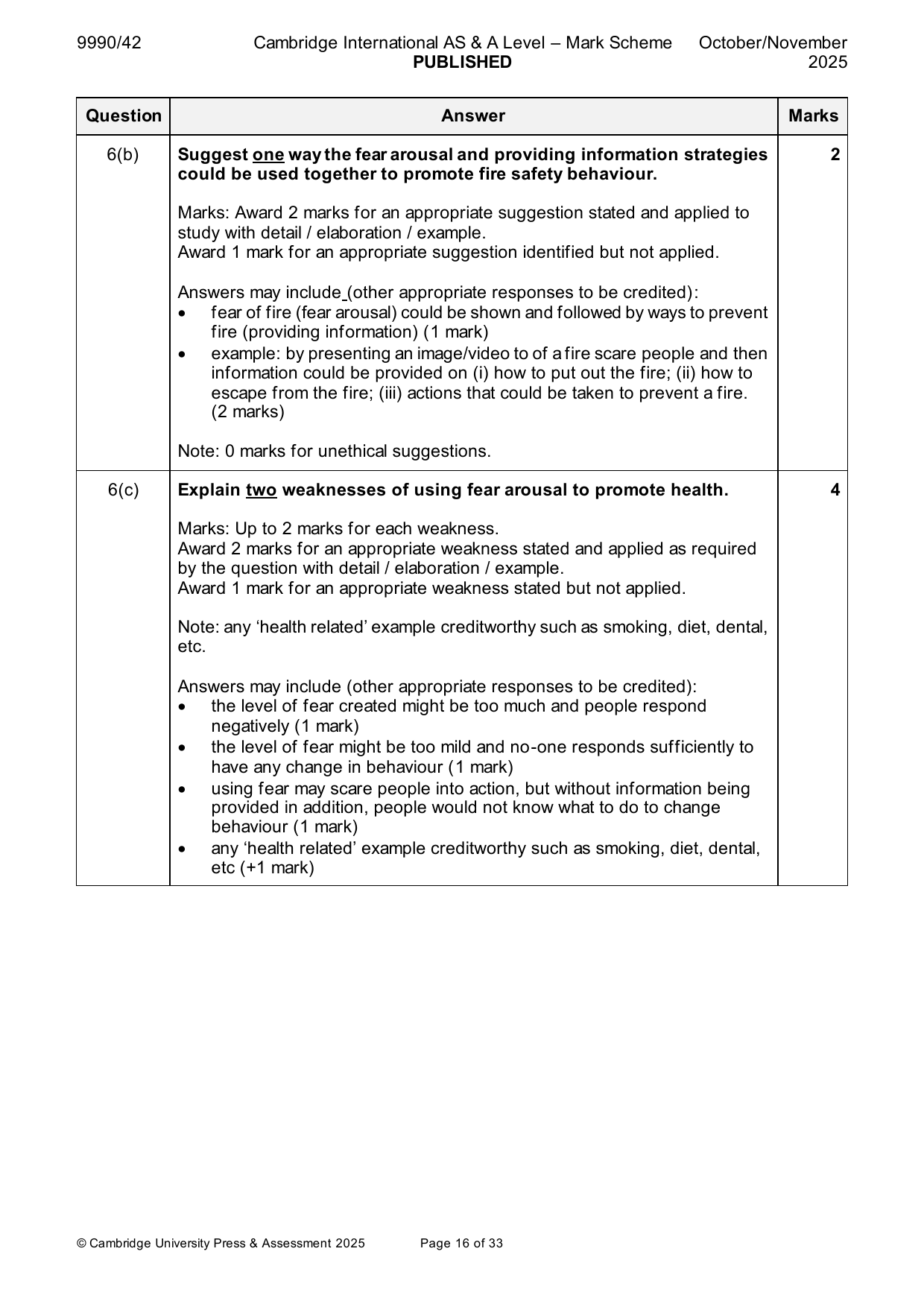 9990-2025-on-42-q06 official mark scheme page